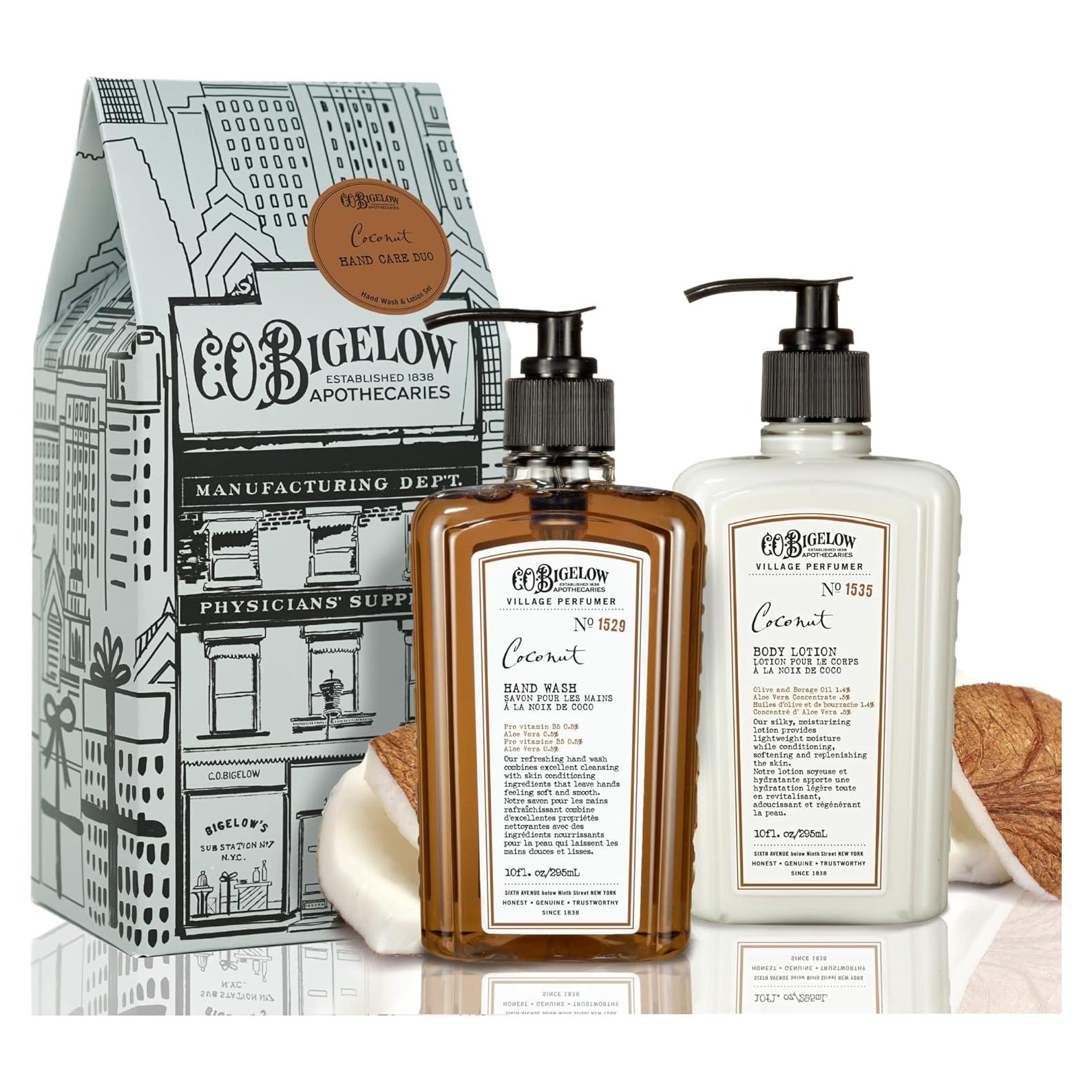 Set de Cuidado de Manos C.O. Bigelow Coco - Jabón y Loción 295 ml