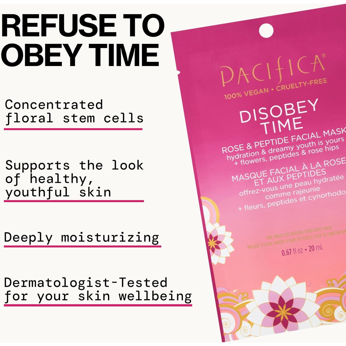 Mascarilla Facial Hidratante Pacifica Disobey Time 1 Cuenta