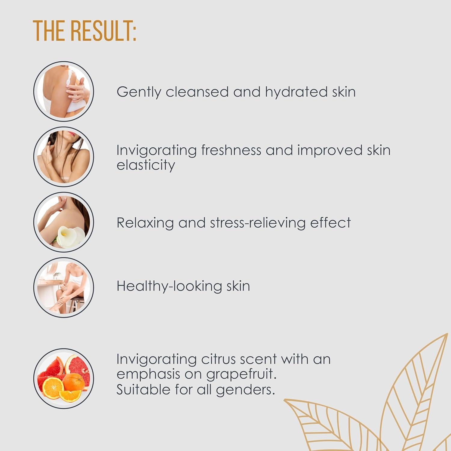 Jabón Corporal Natural Ecolatier 250ml Pomelo y Clementina