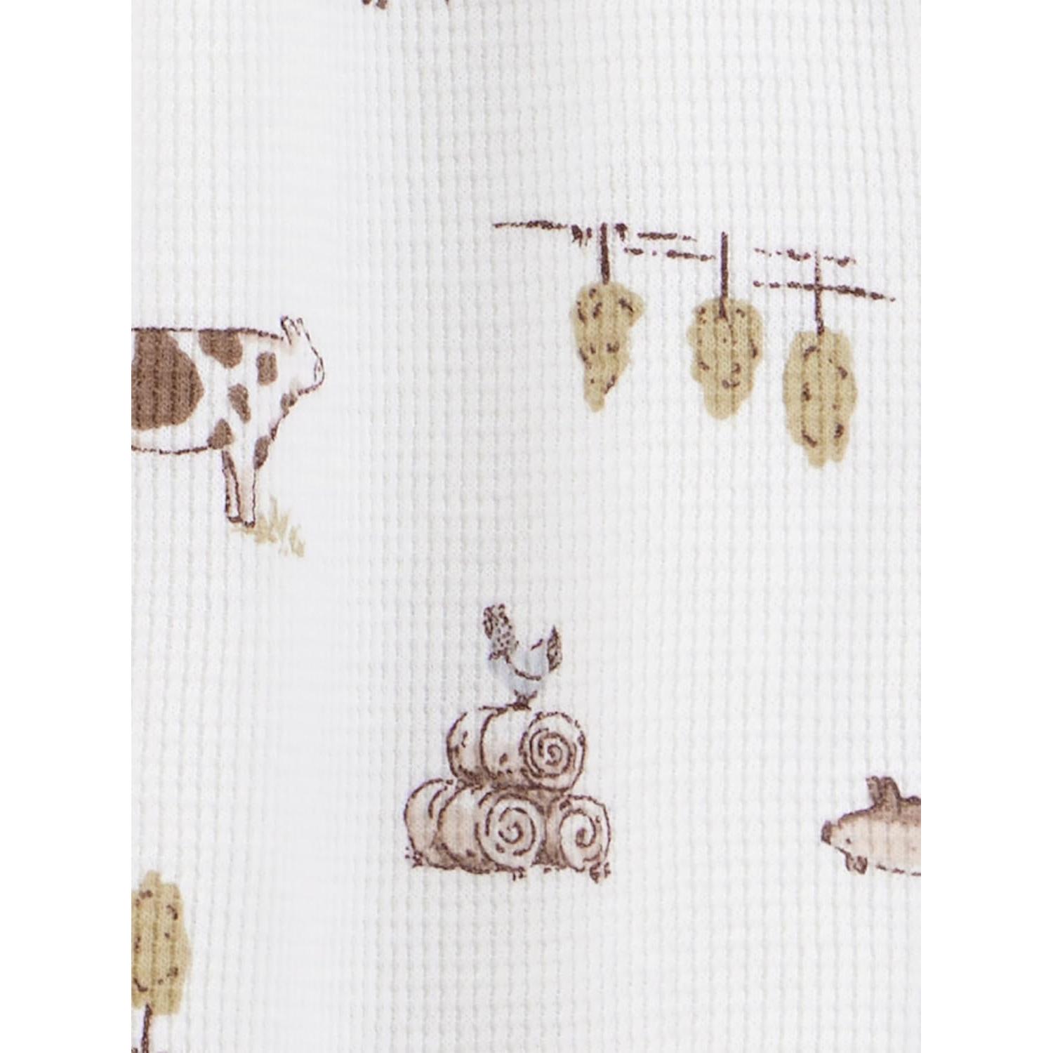 Pijama térmico unisex bebé Carter's Simple Joys 2 piezas