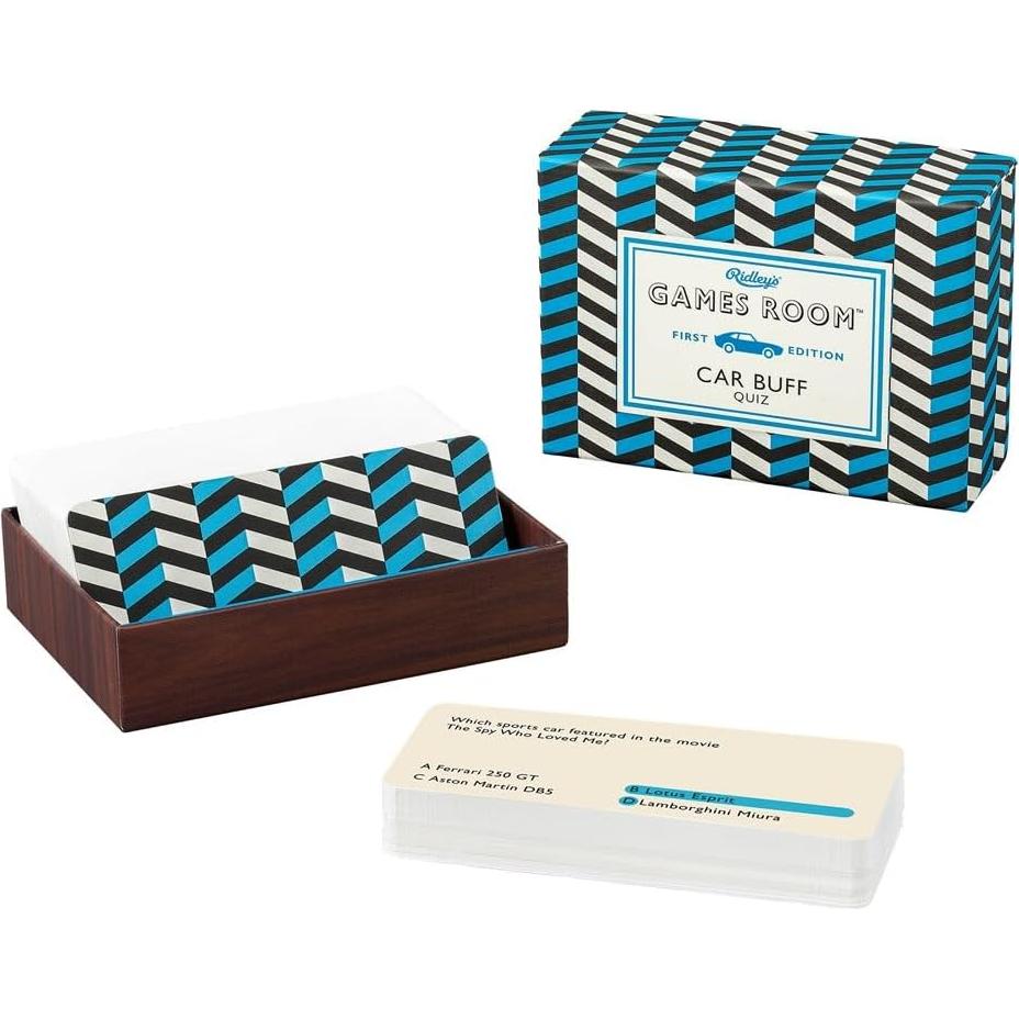 Juego de Cartas de Trivia de Carros Ridley - 140 Preguntas