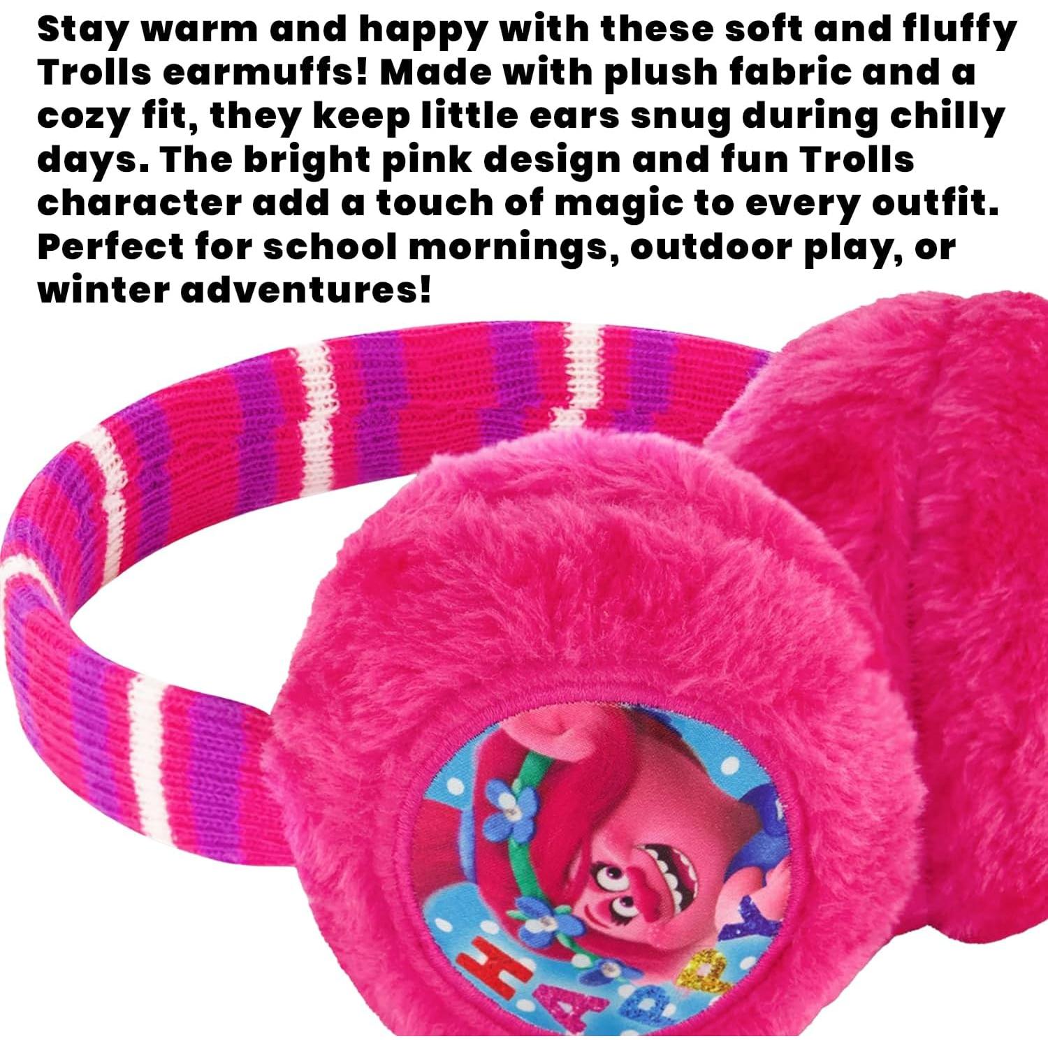 Conjunto de Gorro y Guantes Dreamworks Trolls Poppy Niñas 4-7