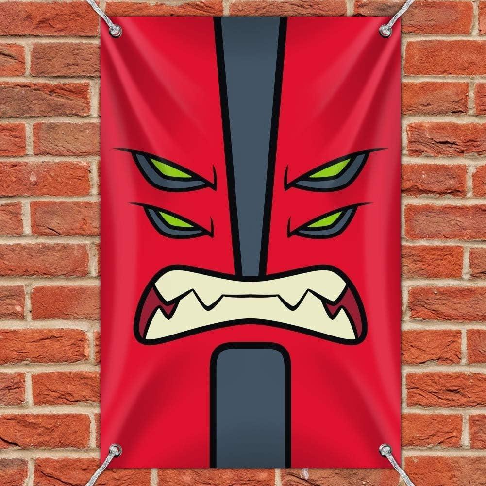 Pancarta Decorativa Ben 10 Cuatro Brazos 84x56cm
