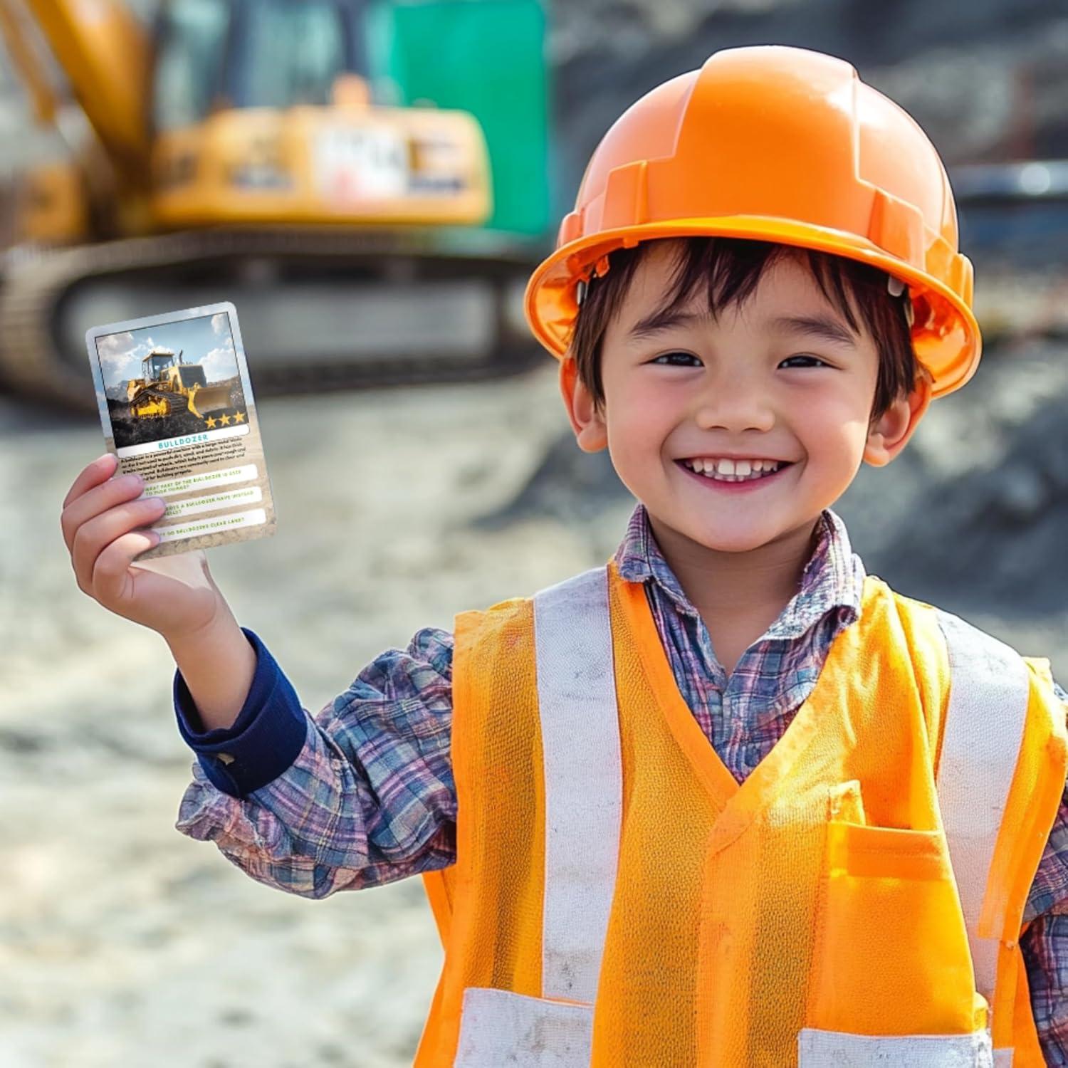 Tarjetas de Trivia de Vehículos de Construcción Little Known Truths