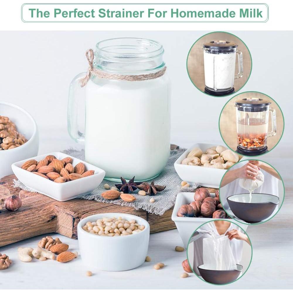 Bolsa de Leche de Nueces Bellamei Paquete de 2 - 20.32x25.4cm