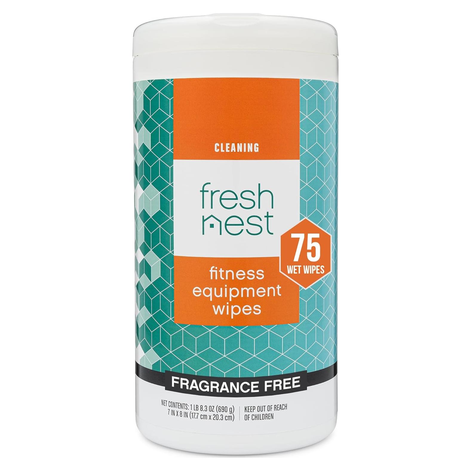 Toallitas de Limpieza para Equipos de Fitness Fresh Nest 75 Unidades