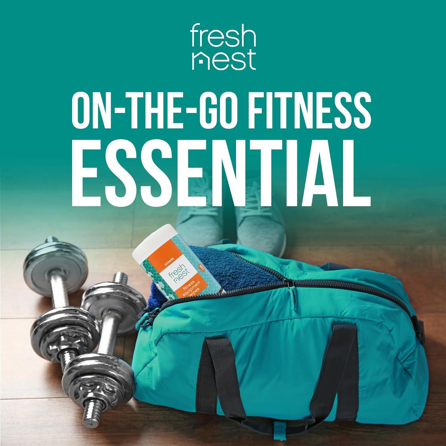 Toallitas de Limpieza para Equipos de Fitness Fresh Nest 75 Unidades