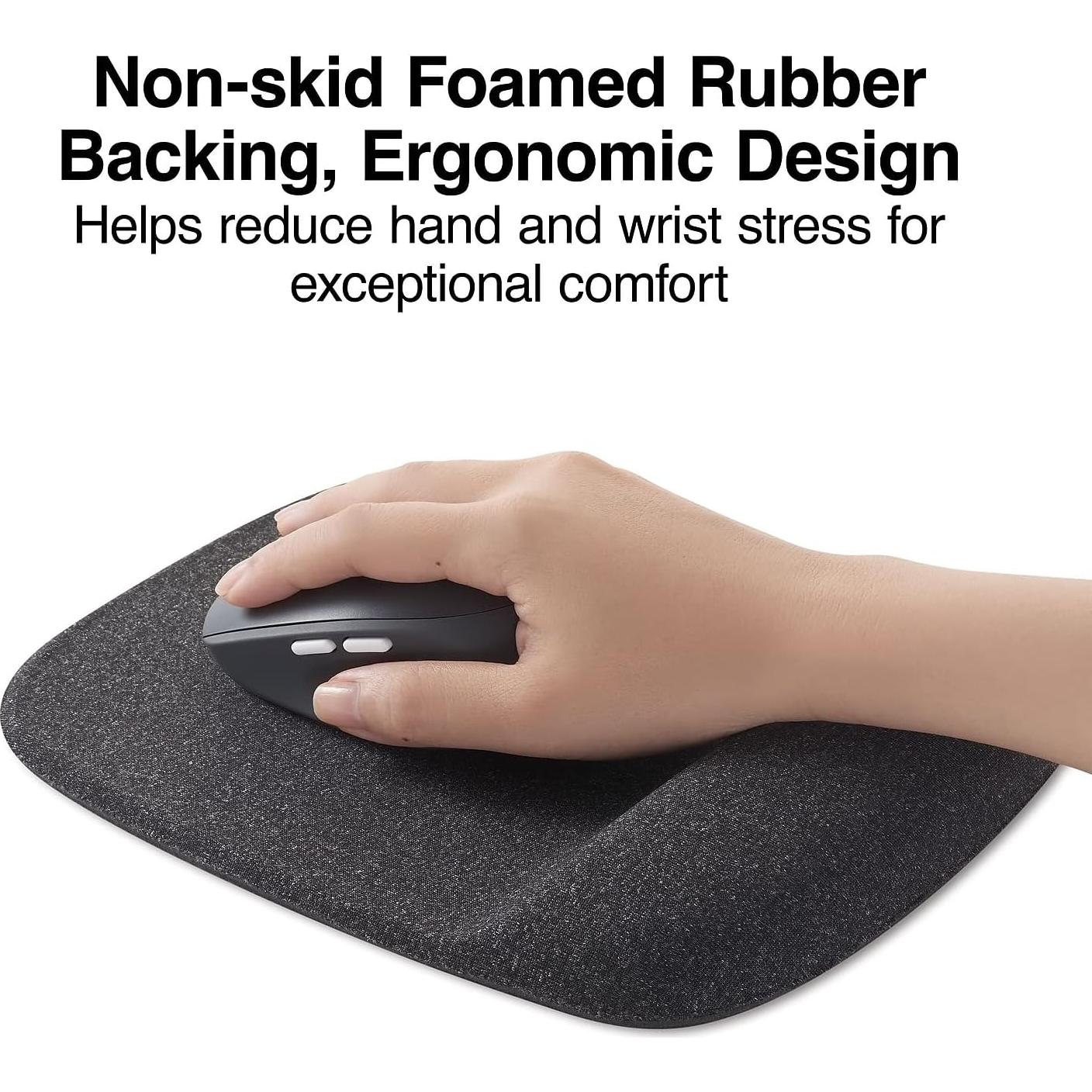 Alfombrilla de Ratón con Reposamuñecas de Gel STAPLES Negra