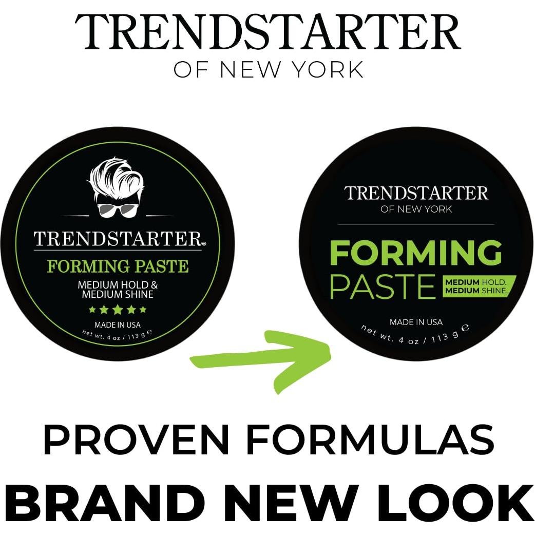 Pasta Modeladora TRENDSTARTER 140 g - Sujeción Media Brillo Medio