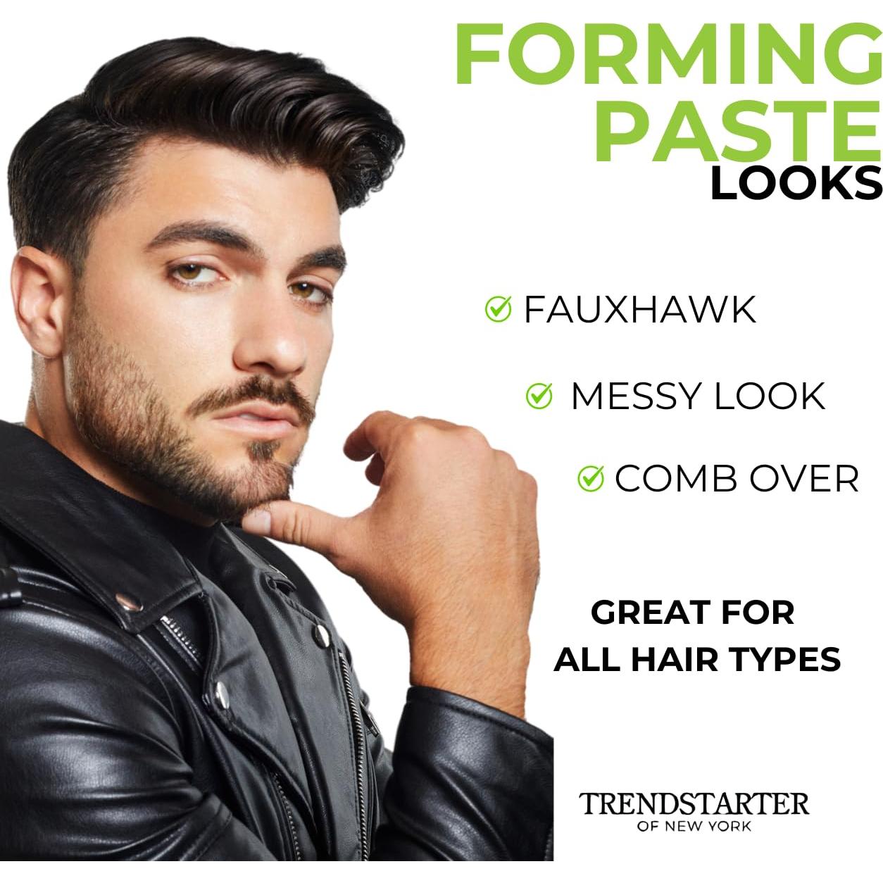 Pasta Modeladora TRENDSTARTER 140 g - Sujeción Media Brillo Medio