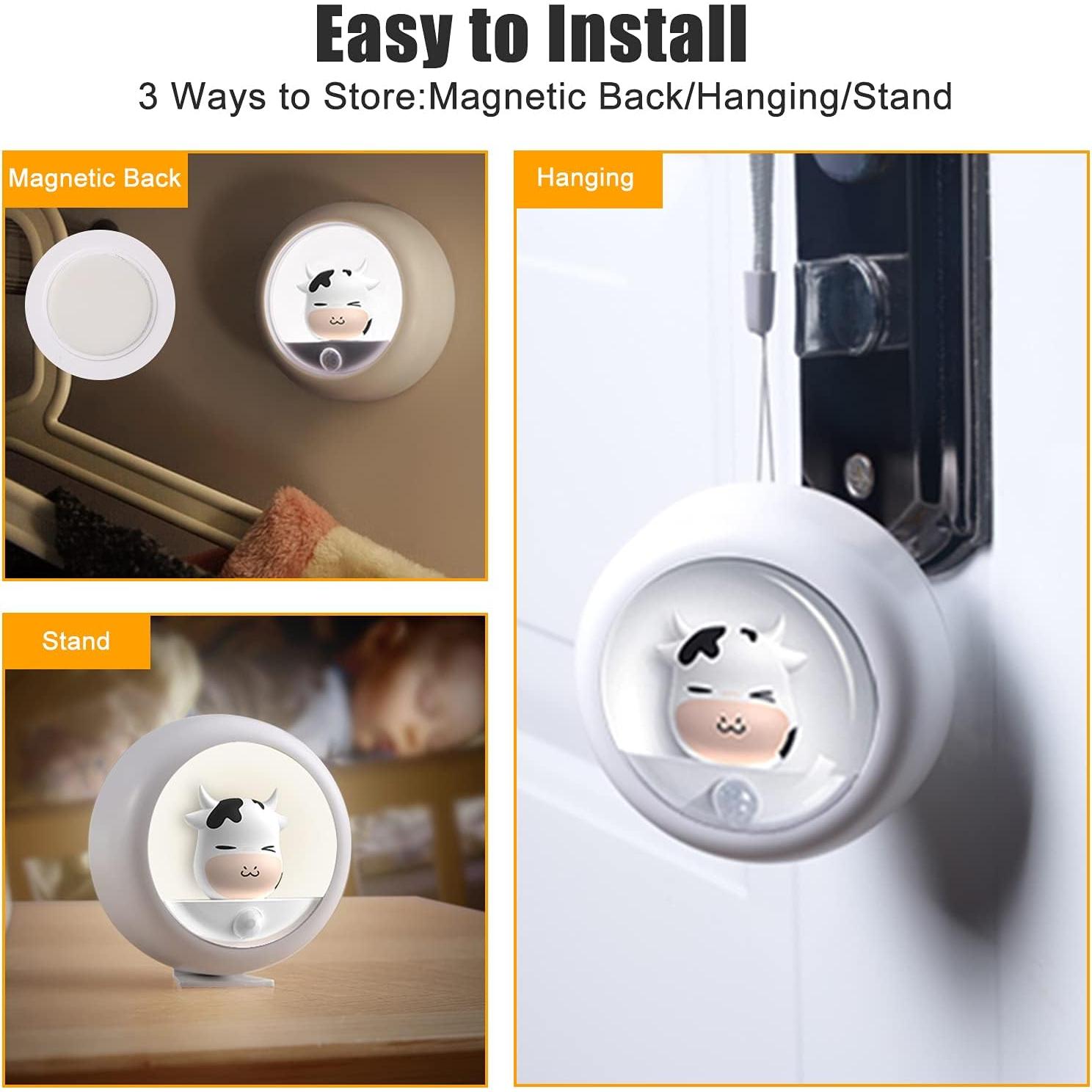 Luz Nocturna AIMILAR con Sensor de Movimiento Recargable