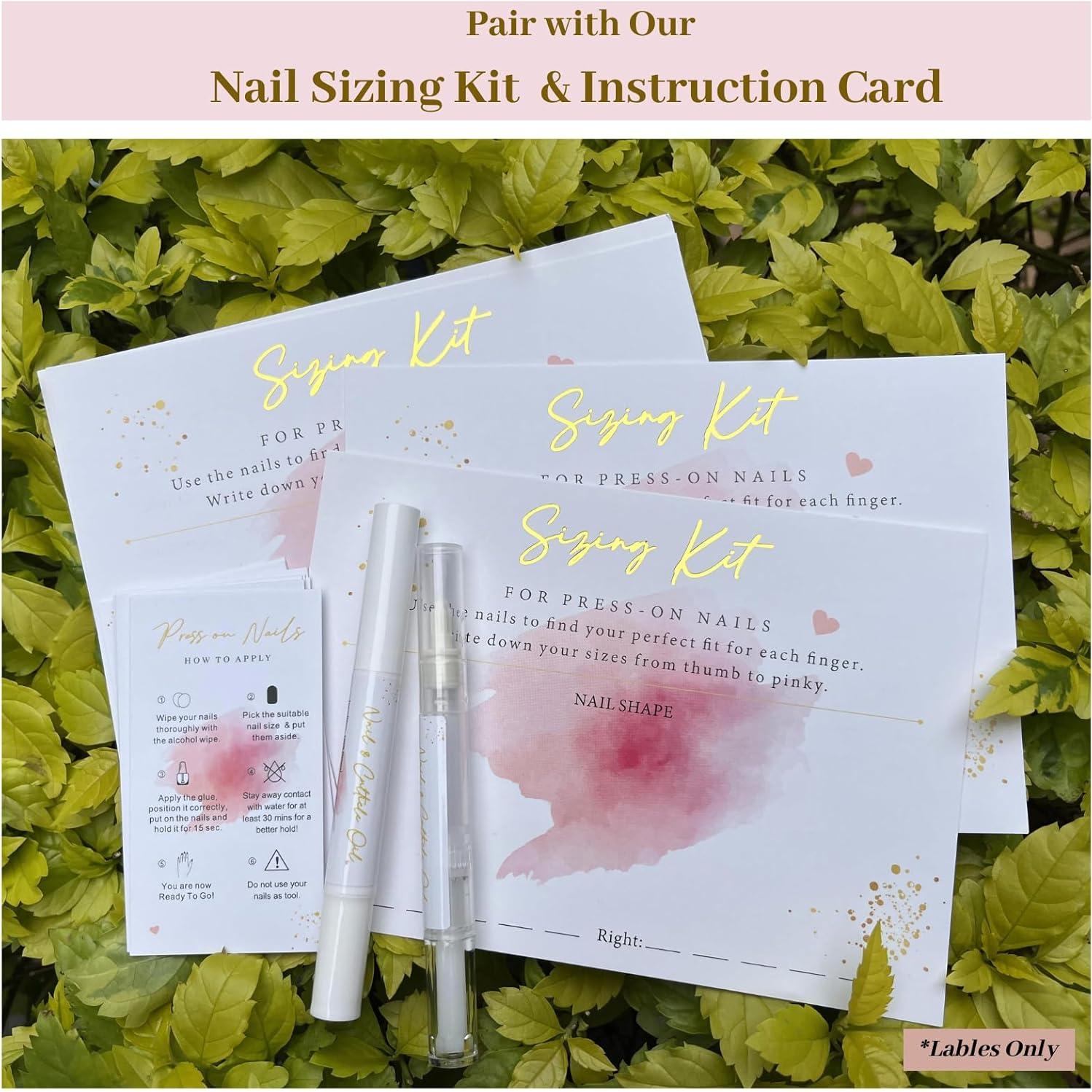 Etiquetas para bolígrafo de aceite de cutícula Mocomfor 100pcs