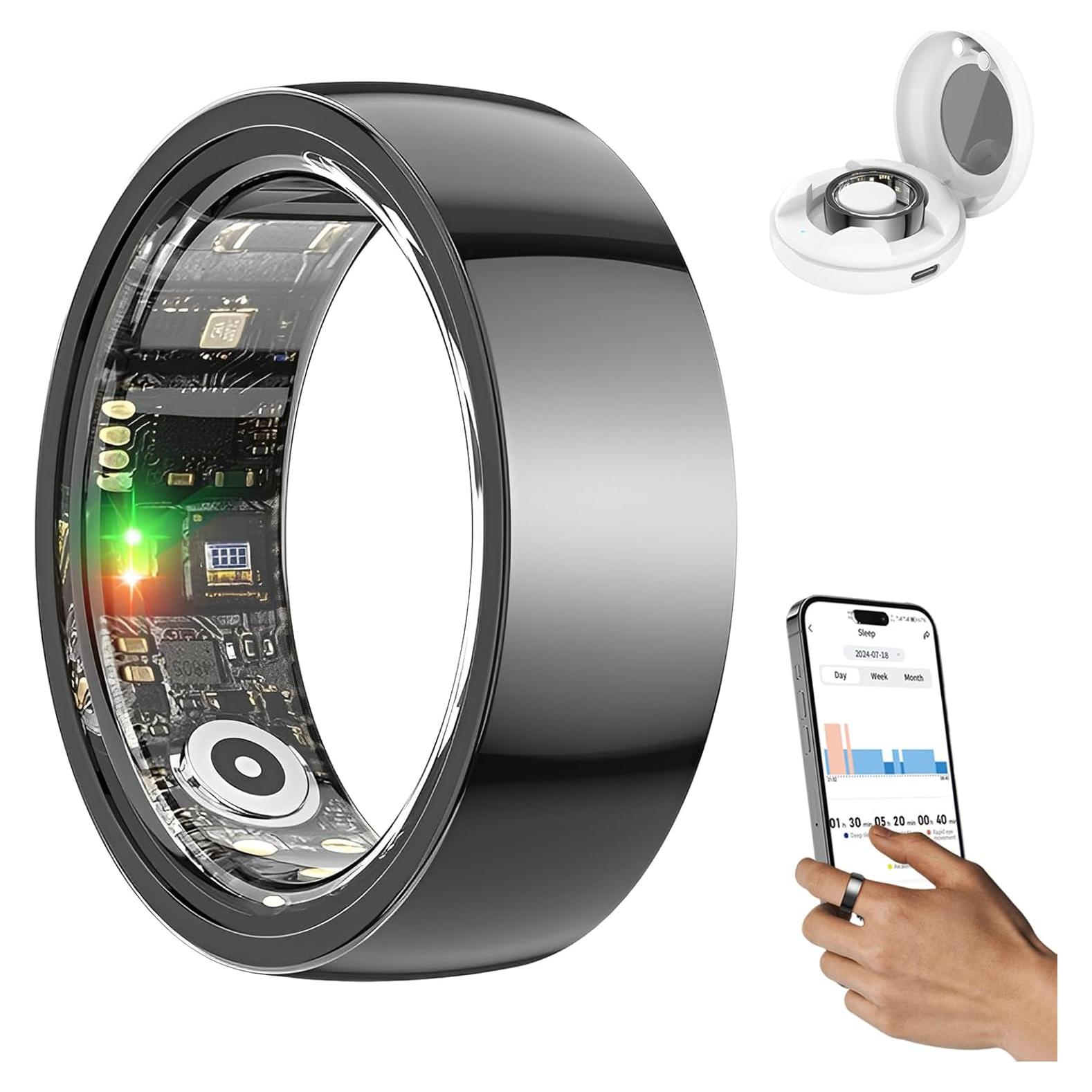 Anillo Inteligente de Salud POYIPI R1000 Impermeable IP68