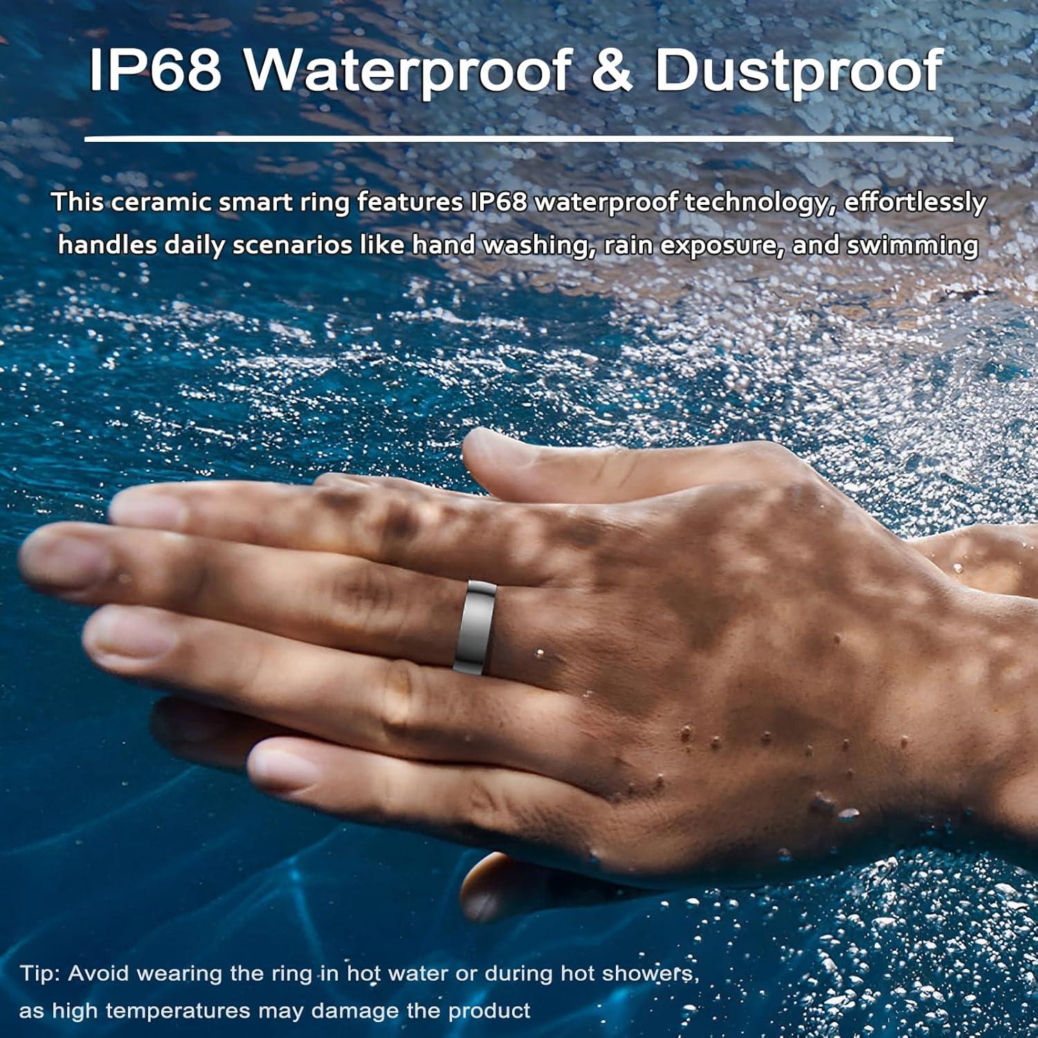 Anillo Inteligente de Salud POYIPI R1000 Impermeable IP68