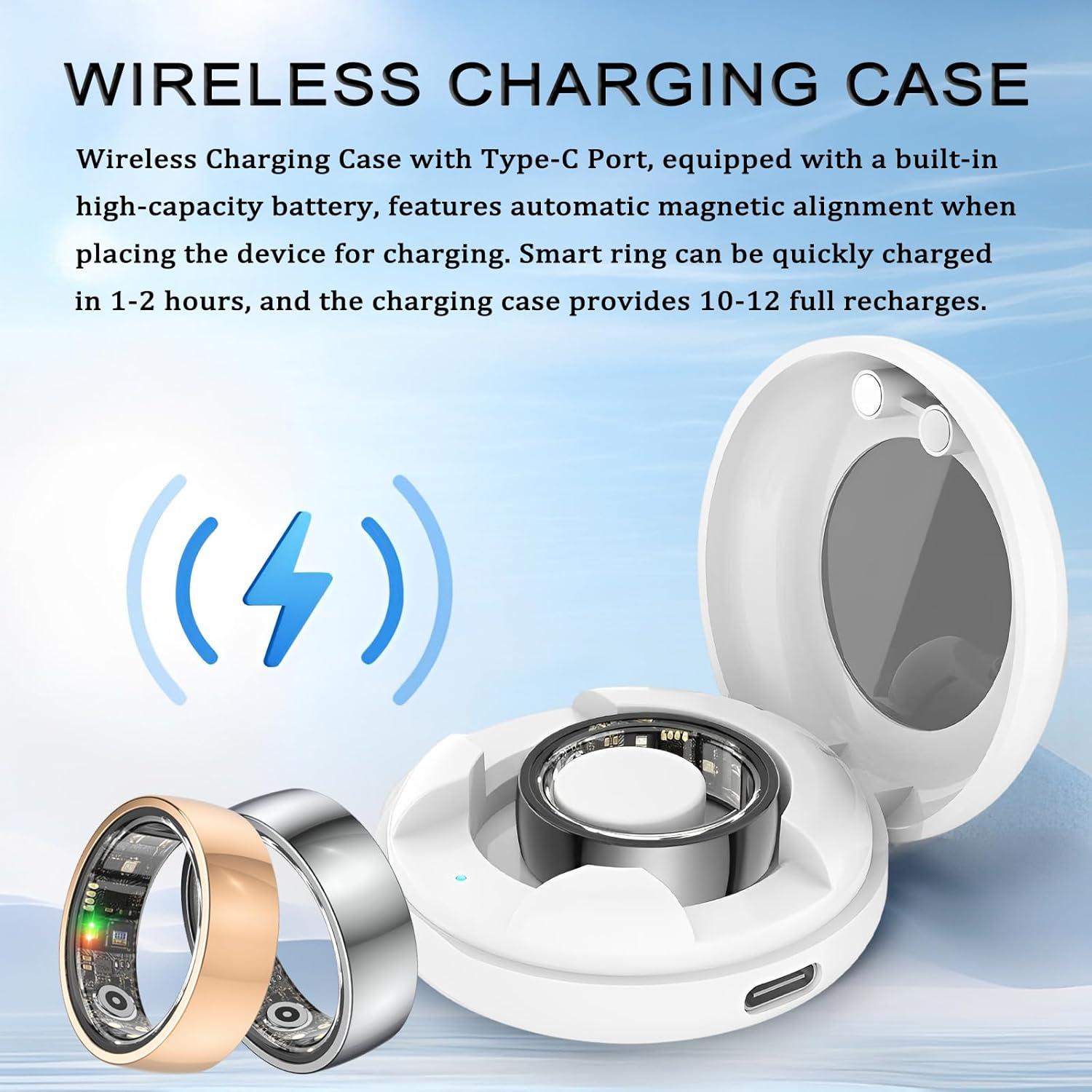 Anillo Inteligente de Salud POYIPI R1000 Impermeable IP68