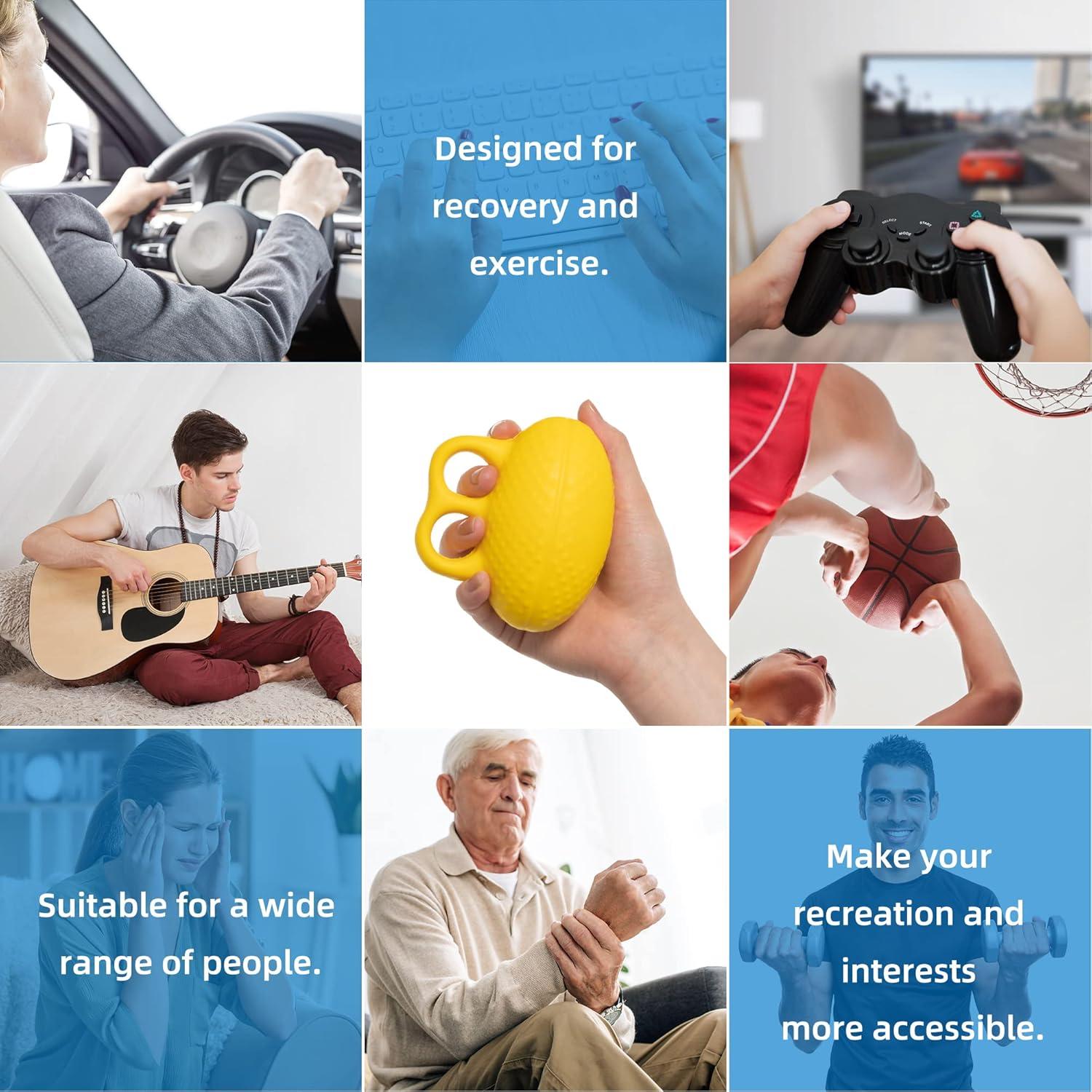 Pelotas de Ejercicio para Manos Fanwer 2 Piezas Antiestrés