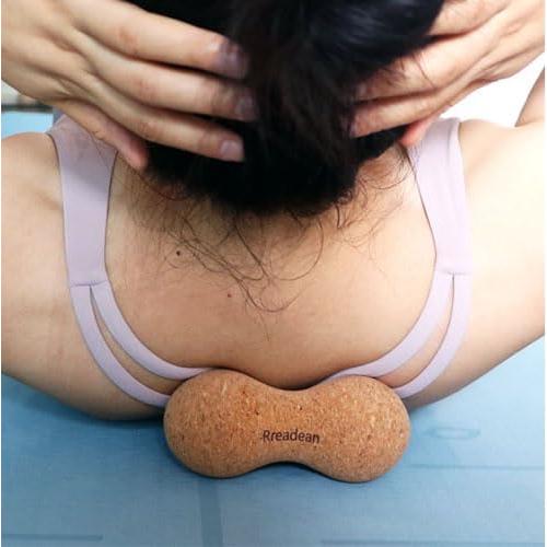 Bola de Masaje de Cacahuete de Corcho Rreadean 13.9cm Alivio Muscular