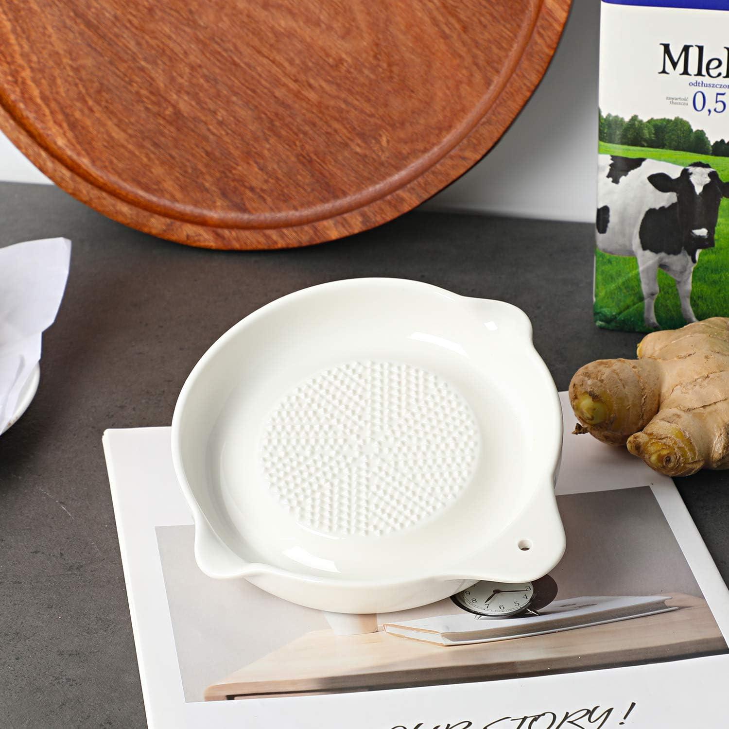 Rallador de Cerámica ONTUBE 14 cm Blanco Multifuncional