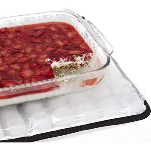 FlexiFreeze Party Mat Chiller - Enfriador de Buffet Negro 48.3x38.1cm