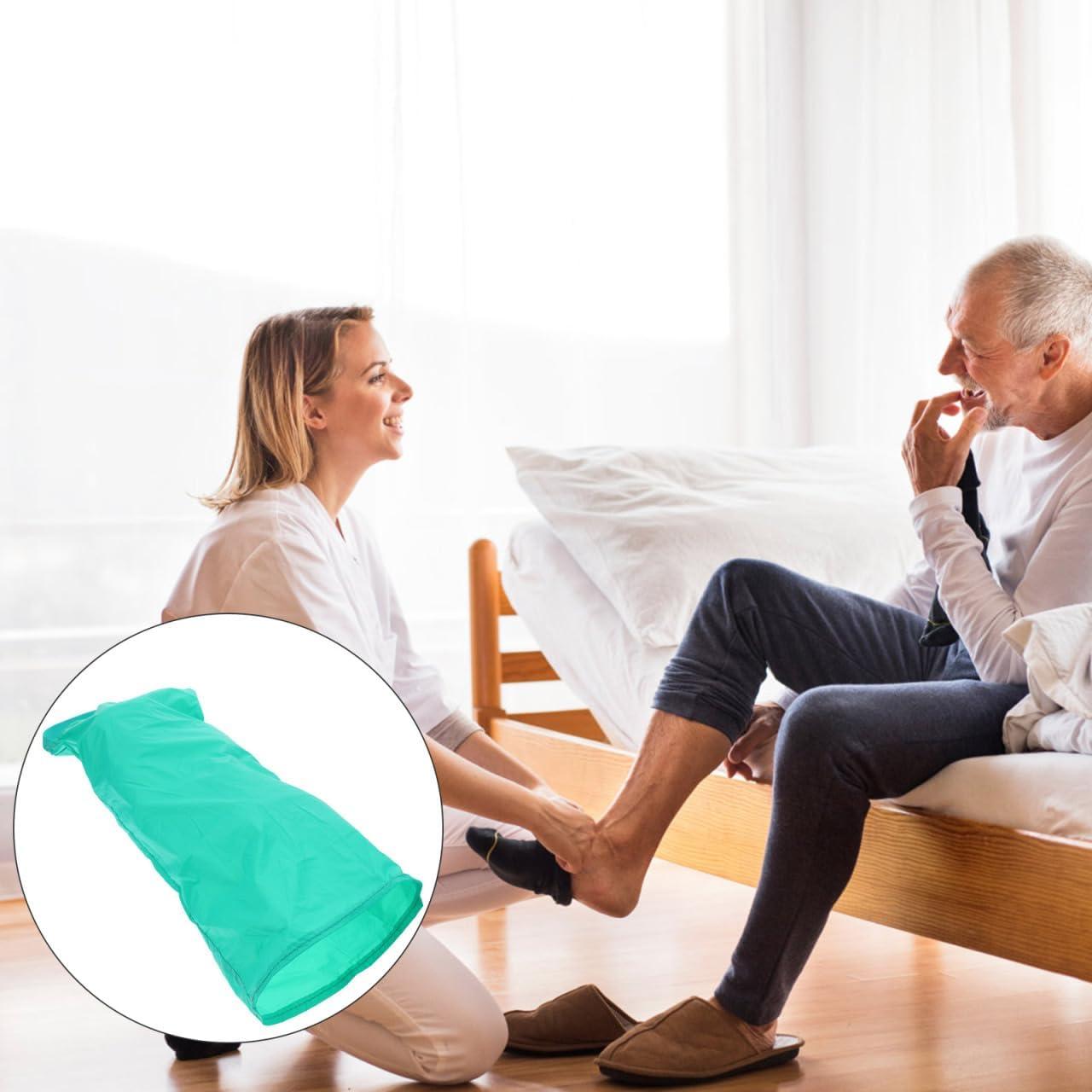 Ayudante de Calcetines OATIPHO Verde 42x18.5cm para Ancianos