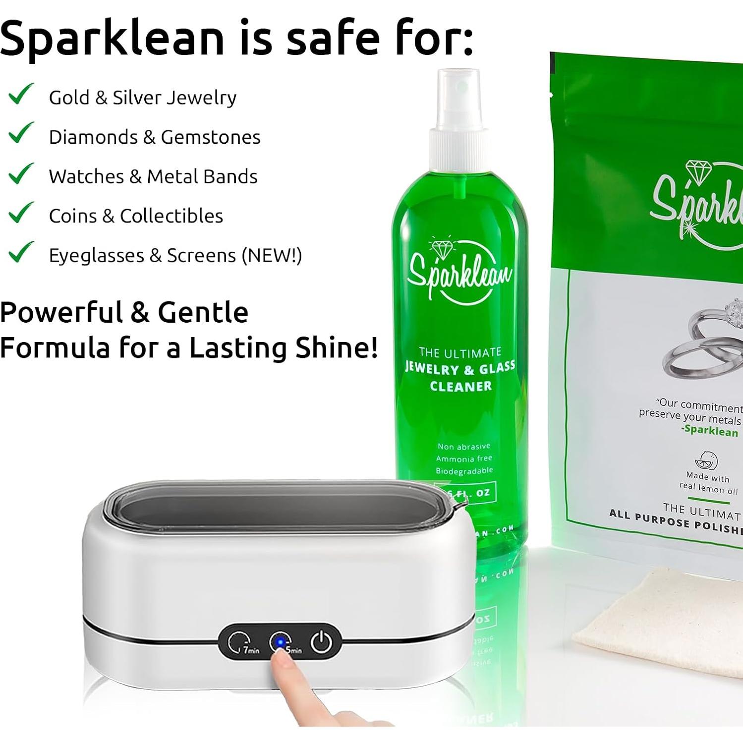 Limpiador de Joyería Sparklean 946 ml - Natural y Efectivo