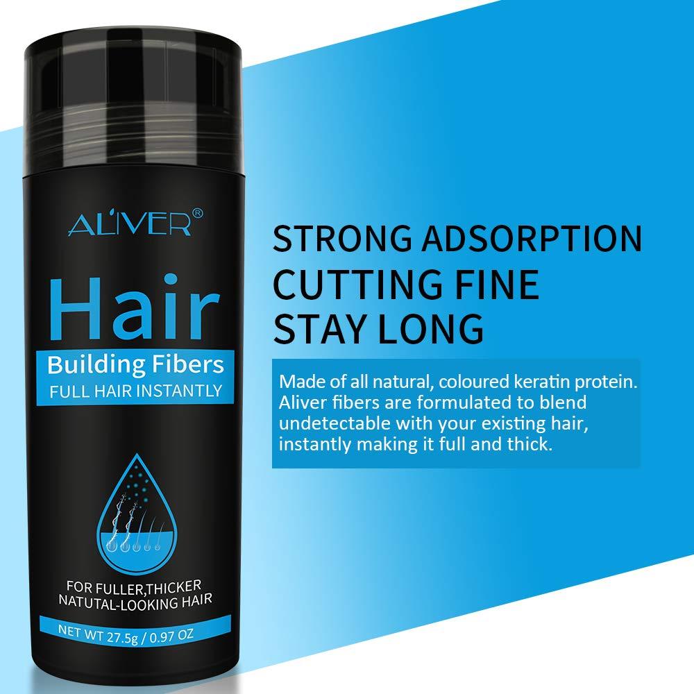 Fibras Capilares Aliver Marrón Oscuro 27,5g Unisex