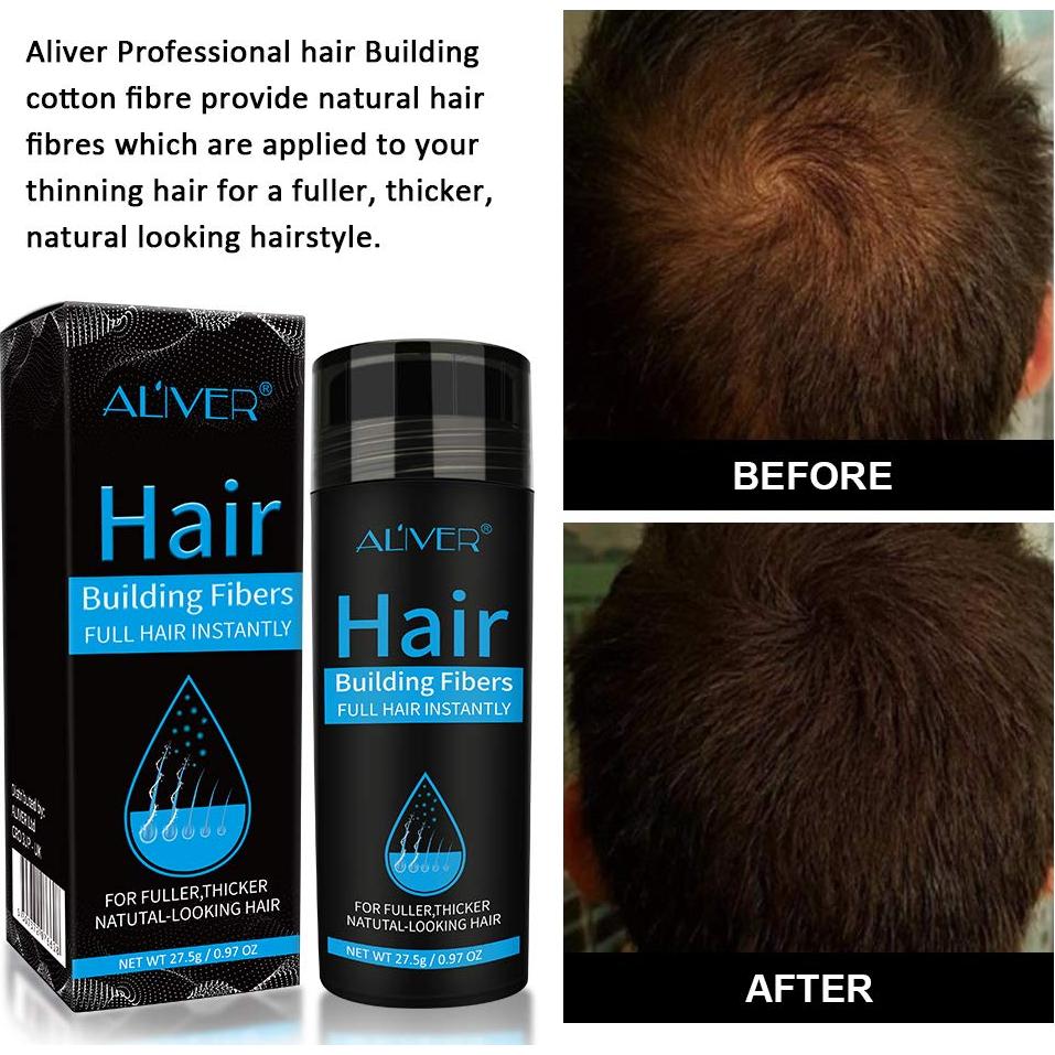 Fibras Capilares Aliver Marrón Oscuro 27,5g Unisex