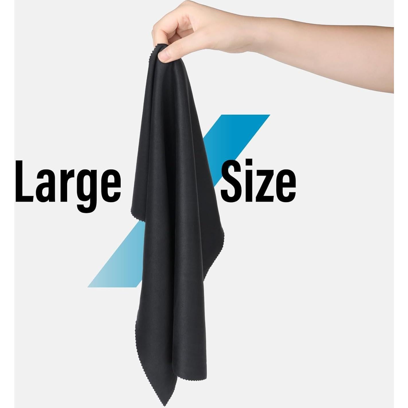 Paño de Microfibra Extra Grande 40x40cm Dhoptical - 2 Pcs