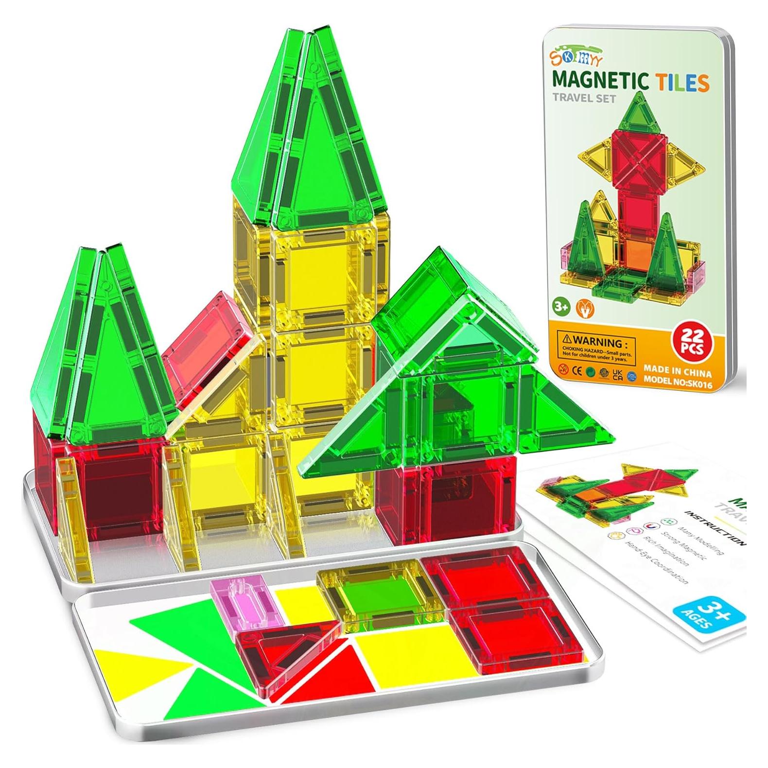 Mini Azulejos Magnéticos SKTMYY 78PCS Juguete de Viaje