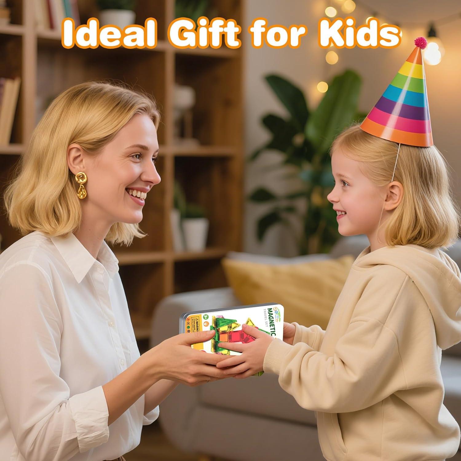 Mini Azulejos Magnéticos SKTMYY 78PCS Juguete de Viaje