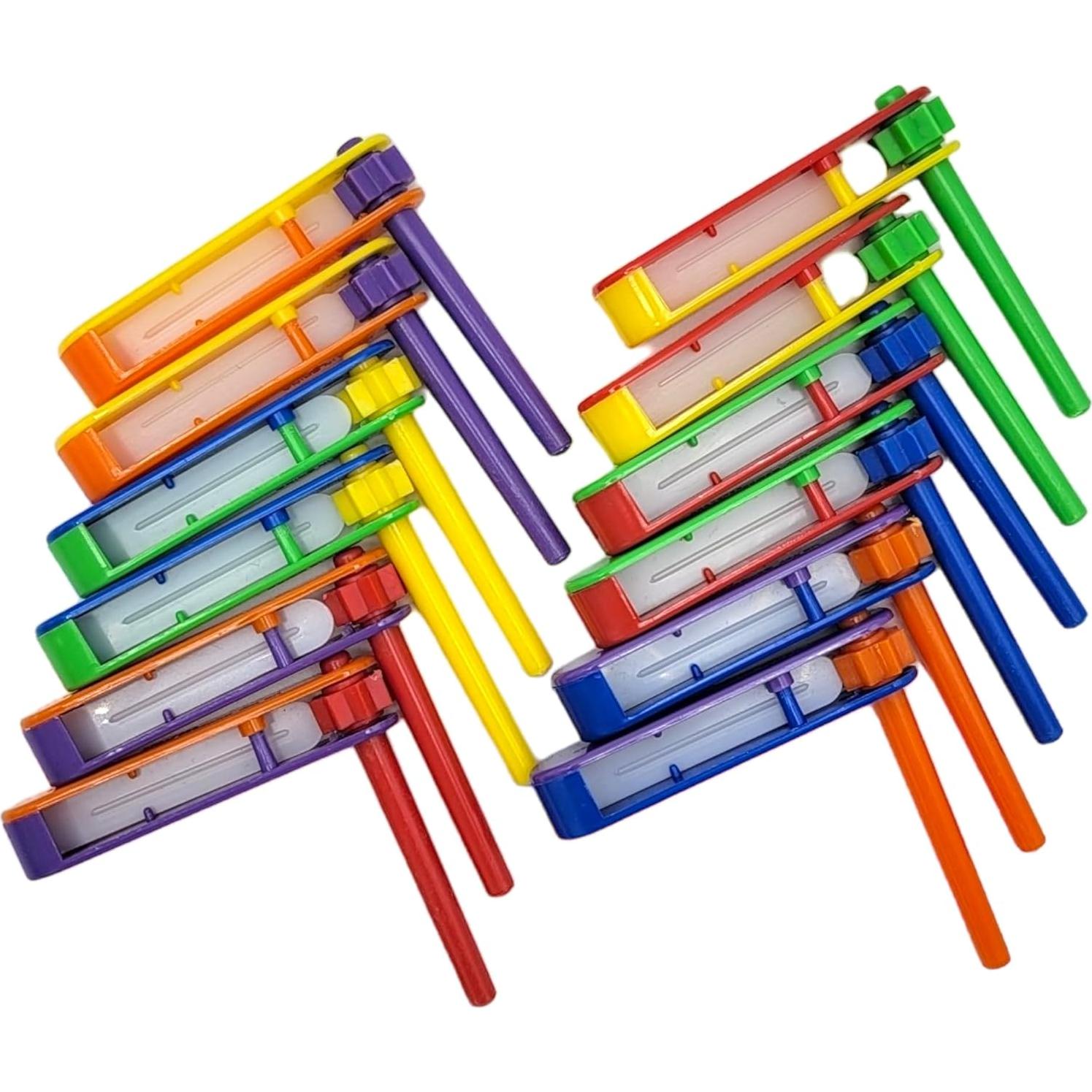 Hacedores de Ruido Coloridos Zugar Land 12 Paquete 6.99 cm