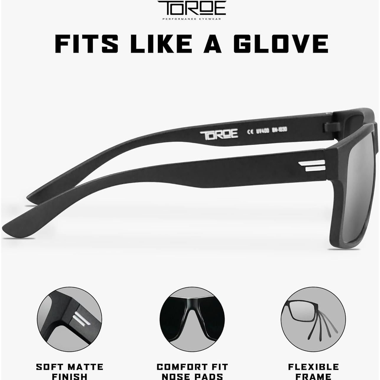 Gafas de Sol Polarizadas TR90 ToroE Classic RANGE - Lentes Irrompibles