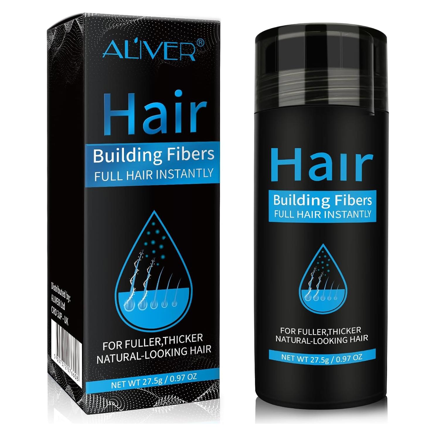 Fibra Capilar Aliver - Negro - 28.35g - Cabello Grueso