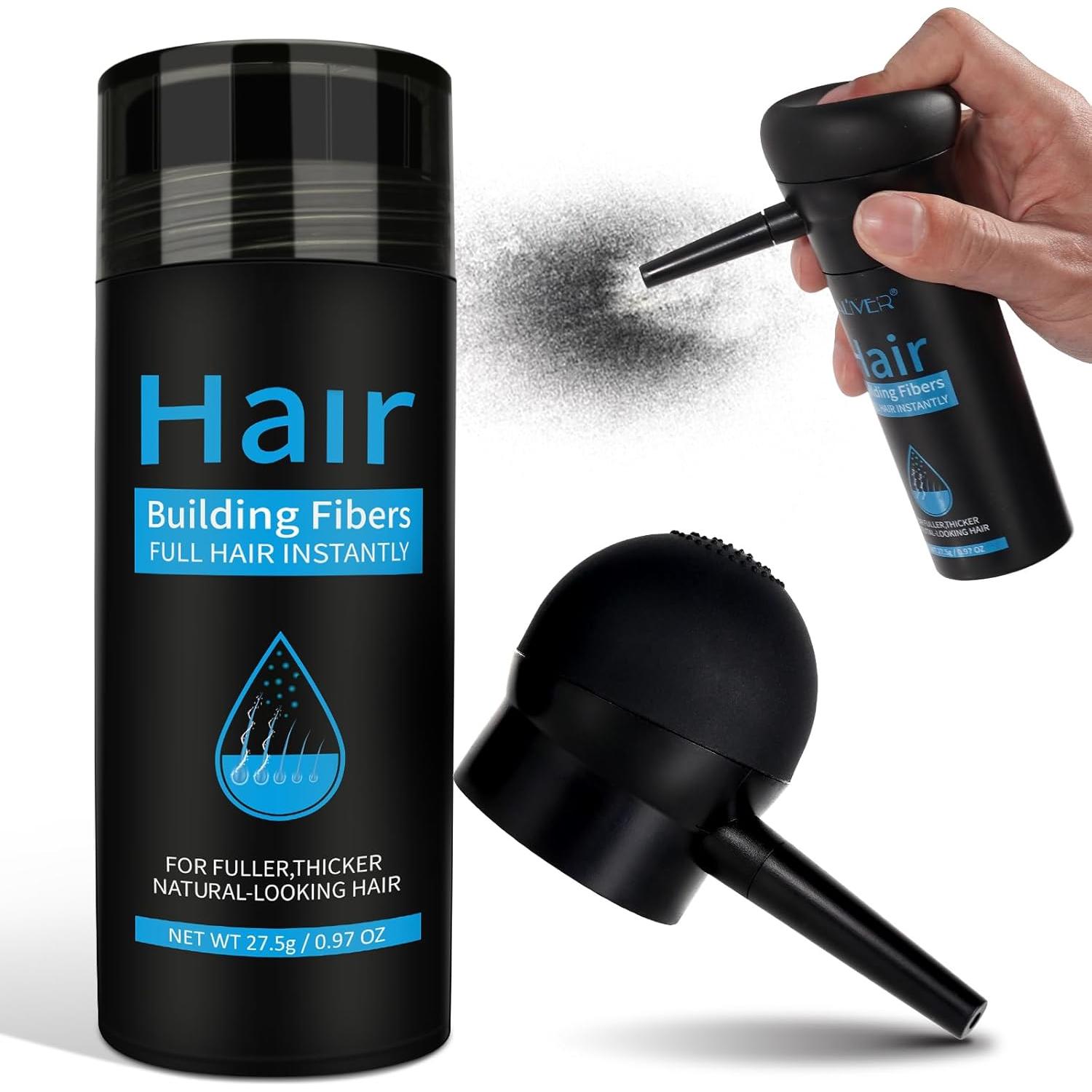 Fibra Capilar Aliver - Negro - 28.35g - Cabello Grueso