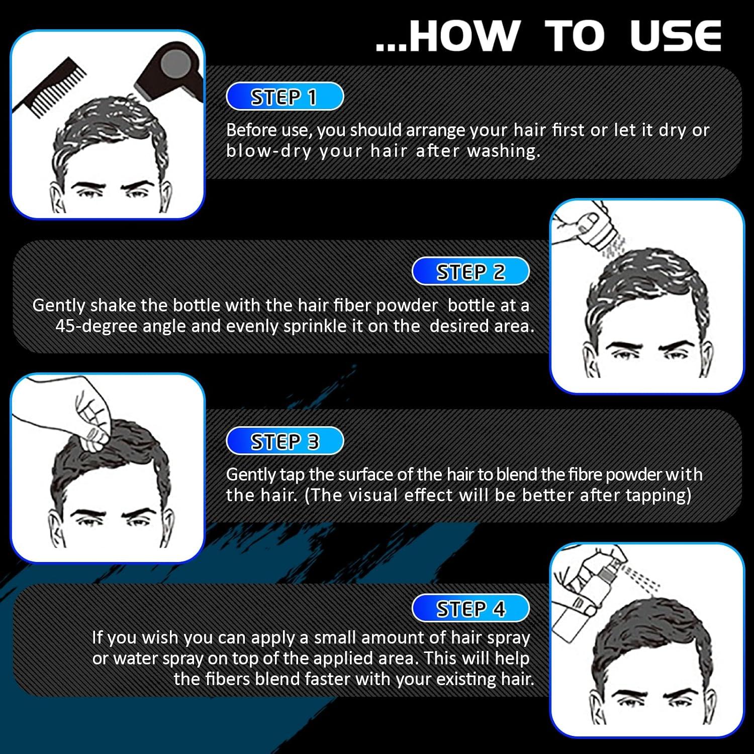 Fibra Capilar Aliver - Negro - 28.35g - Cabello Grueso