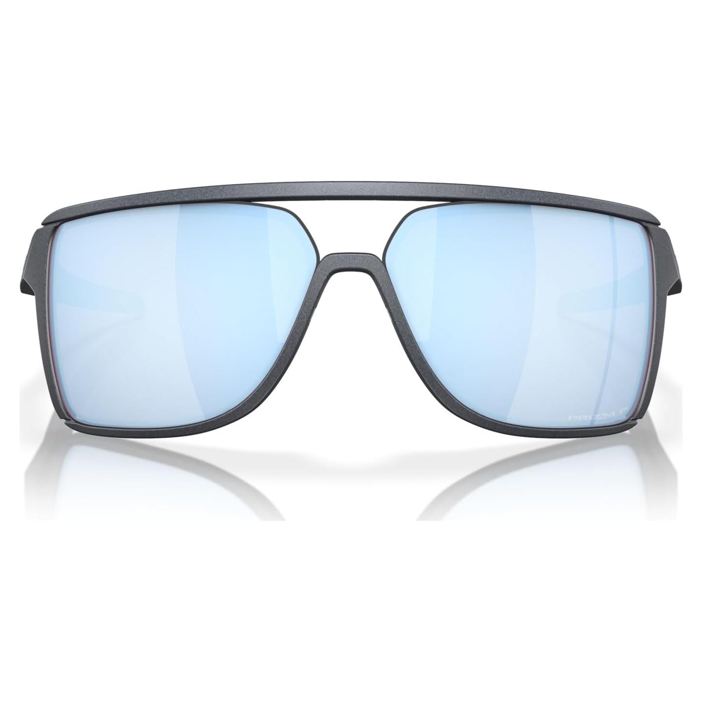 Gafas de sol Oakley OO9147 Castel para hombres - Acero azul