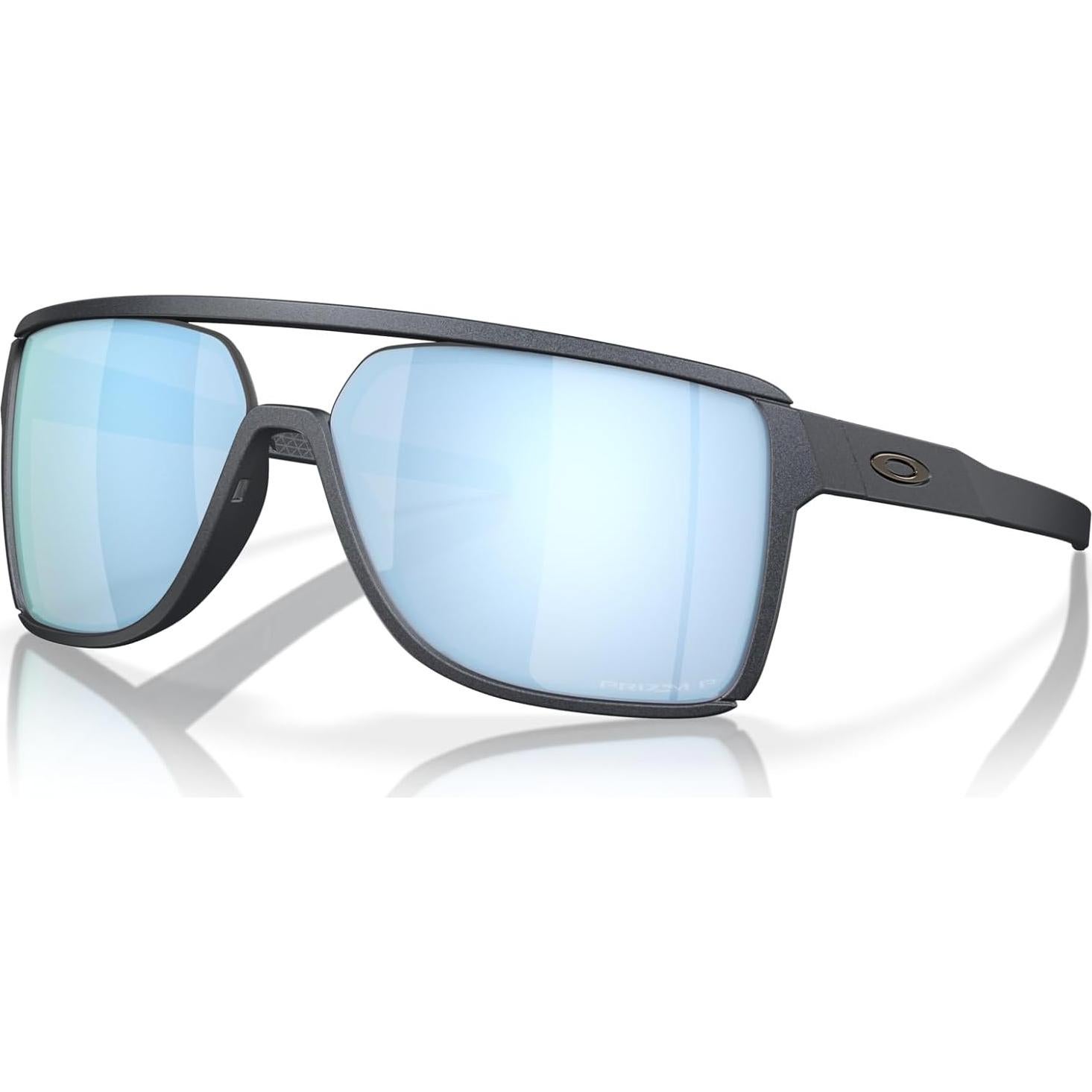 Gafas de sol Oakley OO9147 Castel para hombres - Acero azul