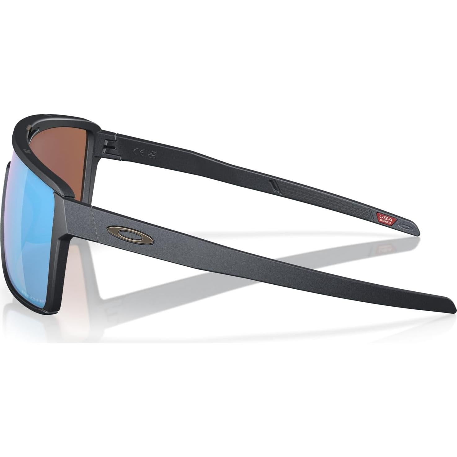 Gafas de sol Oakley OO9147 Castel para hombres - Acero azul