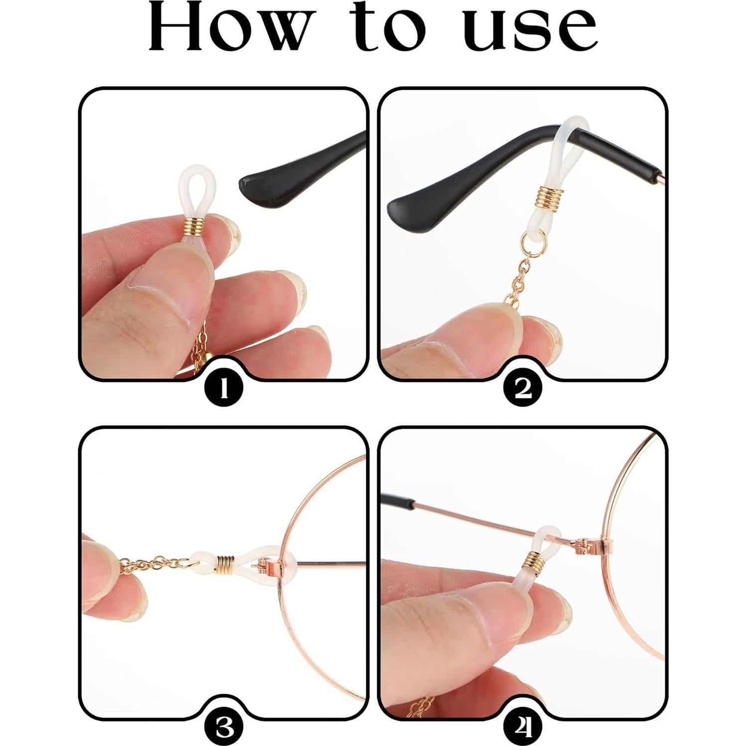 Cadena de Gafas con Perlas Cereza - Soporte Elegante para Mujeres