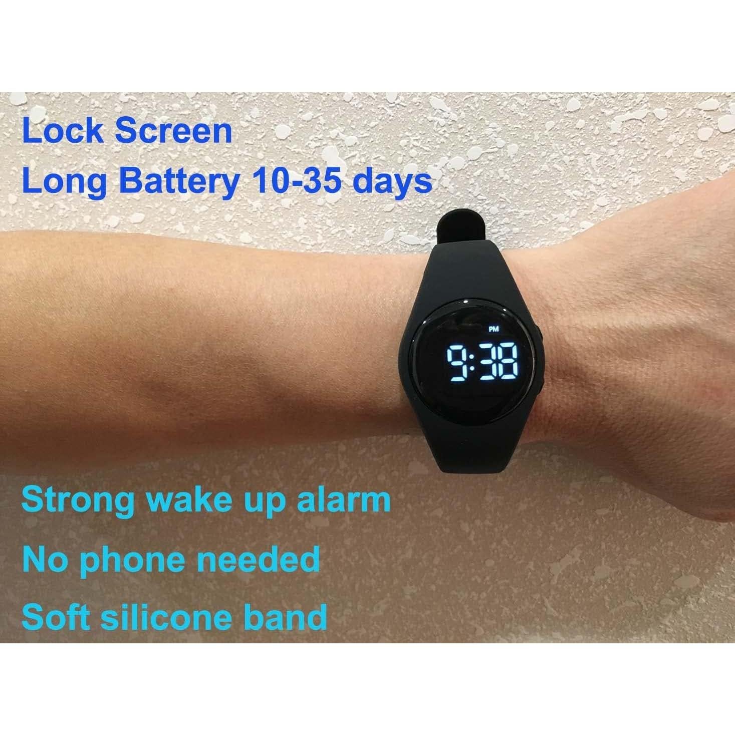 Reloj Vibrante Impermeable e-vibra con 15 Alarmas Recargable