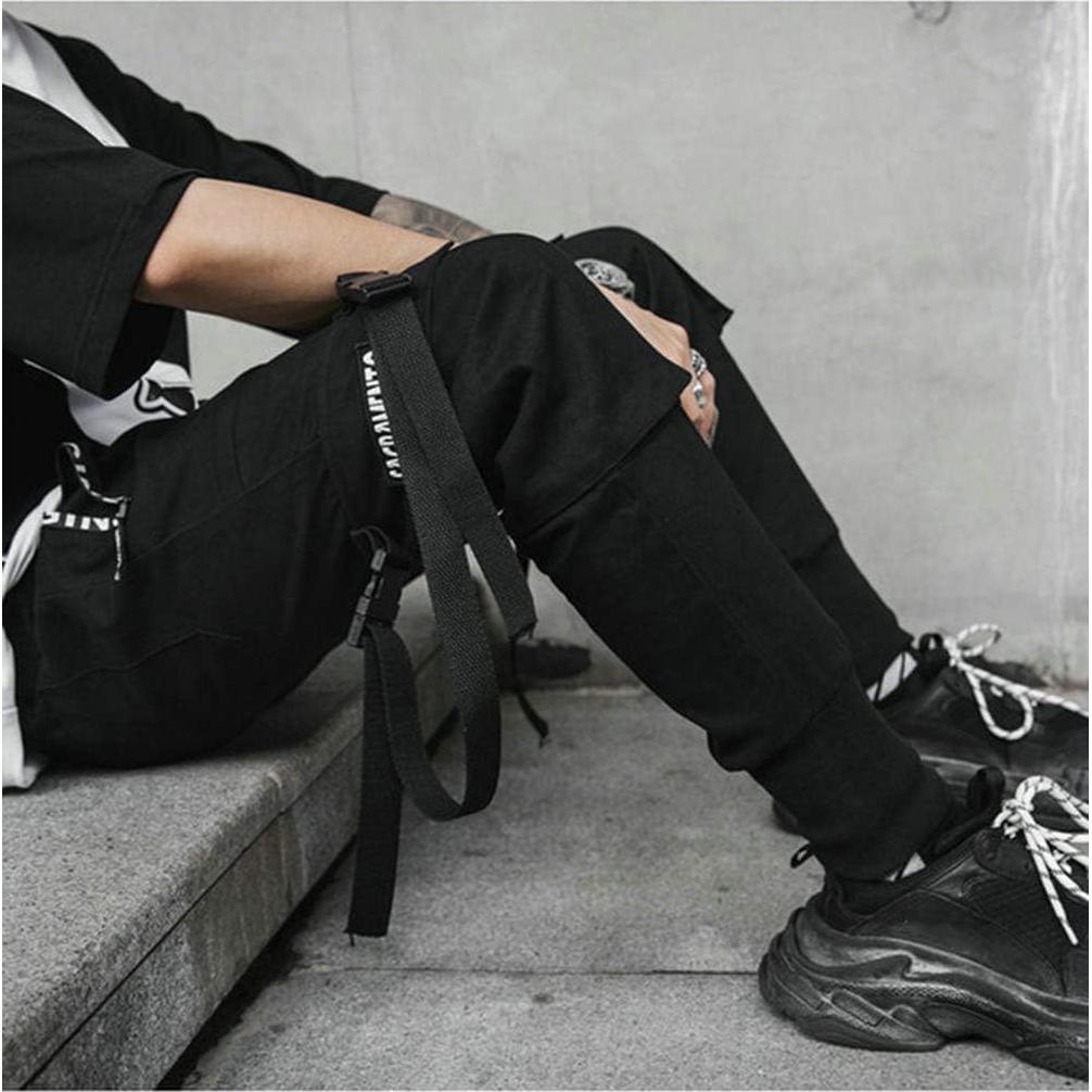 Pantalones Jogger Techwear Hombre XYXIONGMAO Negro X-Pequeño