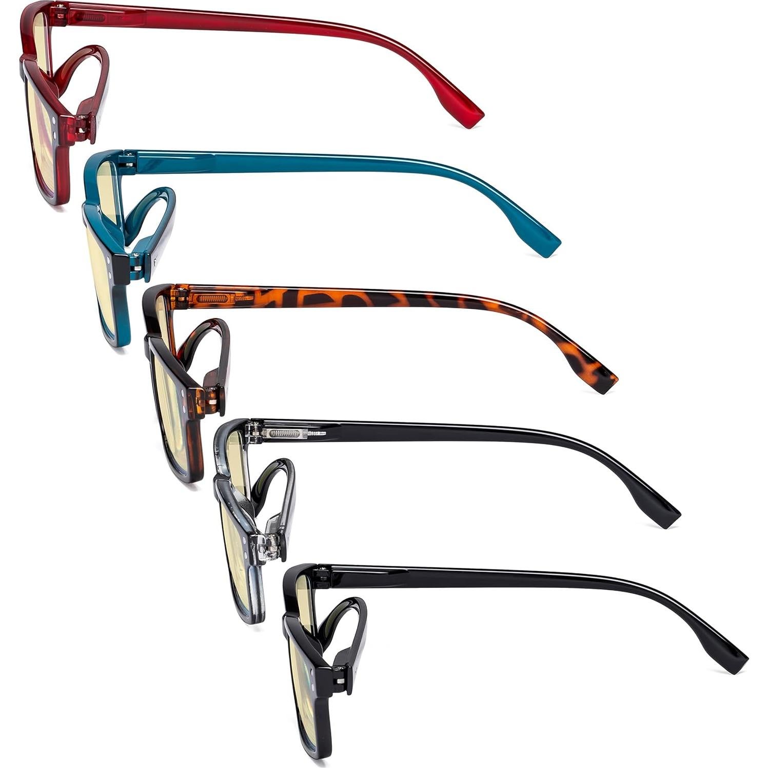 Gafas de lectura Eyekepper +0.00 con filtro luz azul - 5 pares