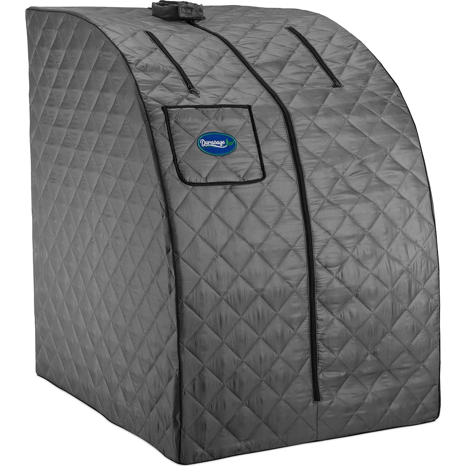 Sauna de vapor portátil Durasage SS03 gris 800W con silla