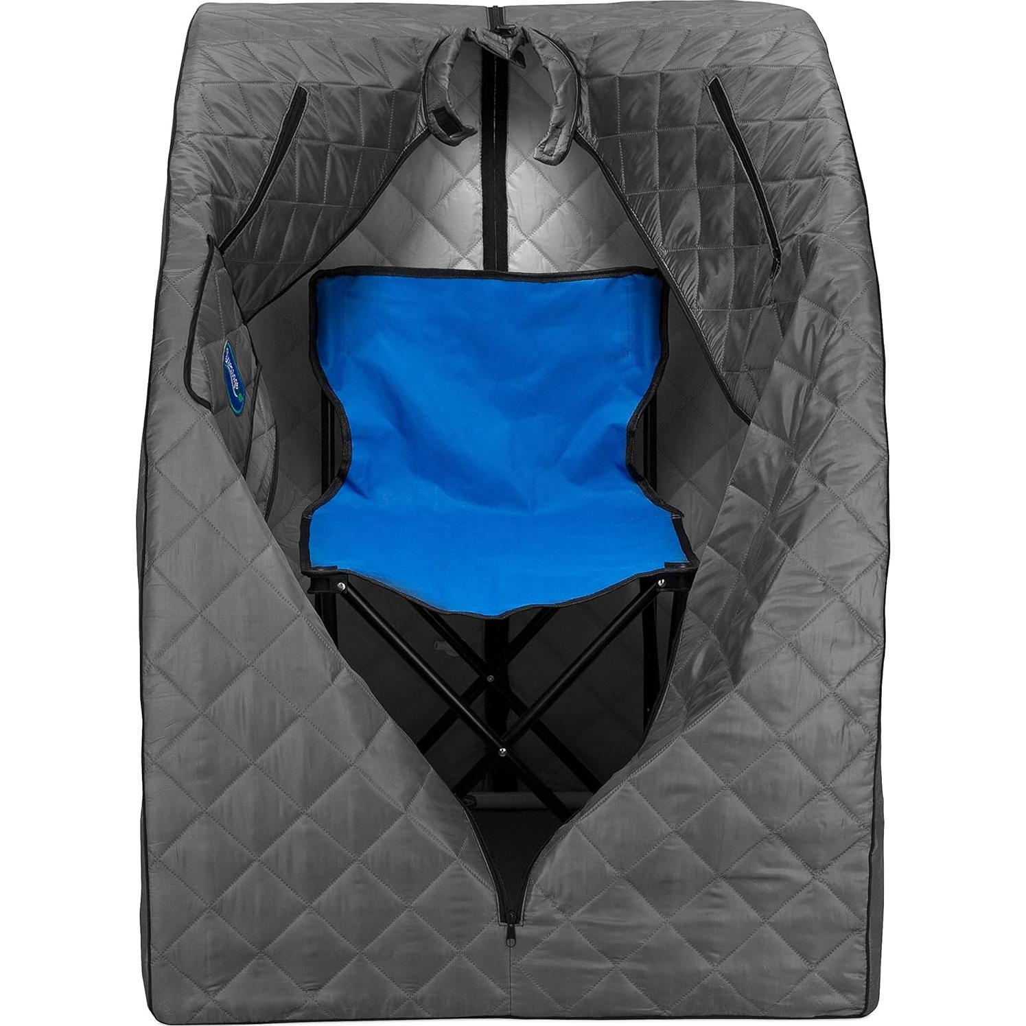 Sauna de vapor portátil Durasage SS03 gris 800W con silla