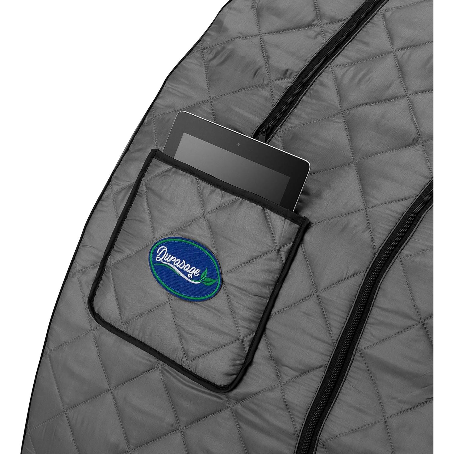 Sauna de vapor portátil Durasage SS03 gris 800W con silla