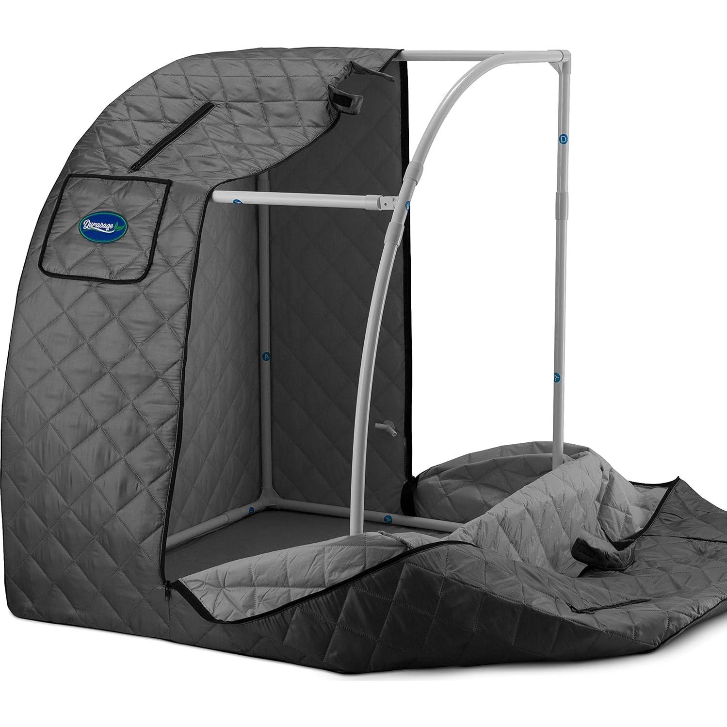 Sauna de vapor portátil Durasage SS03 gris 800W con silla
