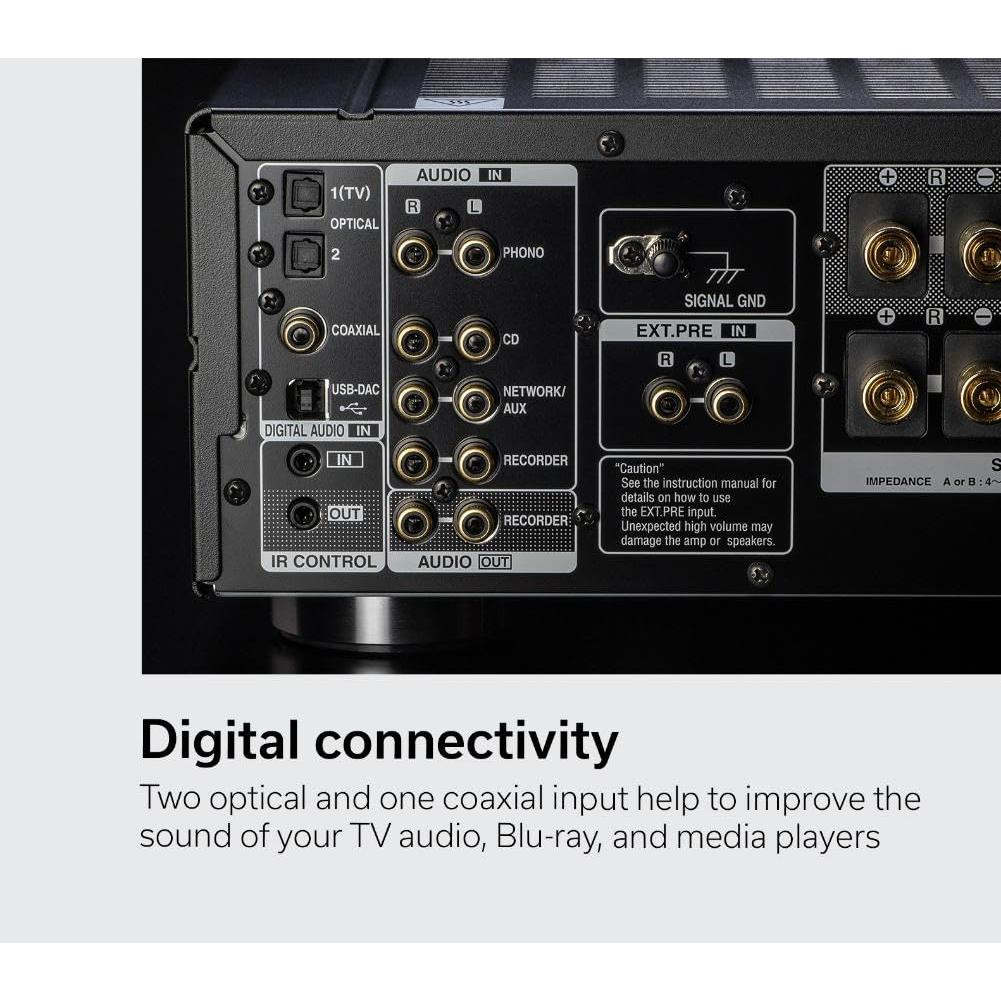 Amplificador Integrado Denon PMA-1700NE 140W x 2 USB-DAC Negro