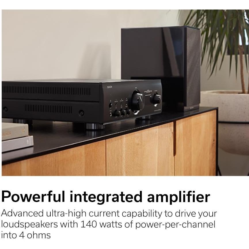 Amplificador Integrado Denon PMA-1700NE 140W x 2 USB-DAC Negro