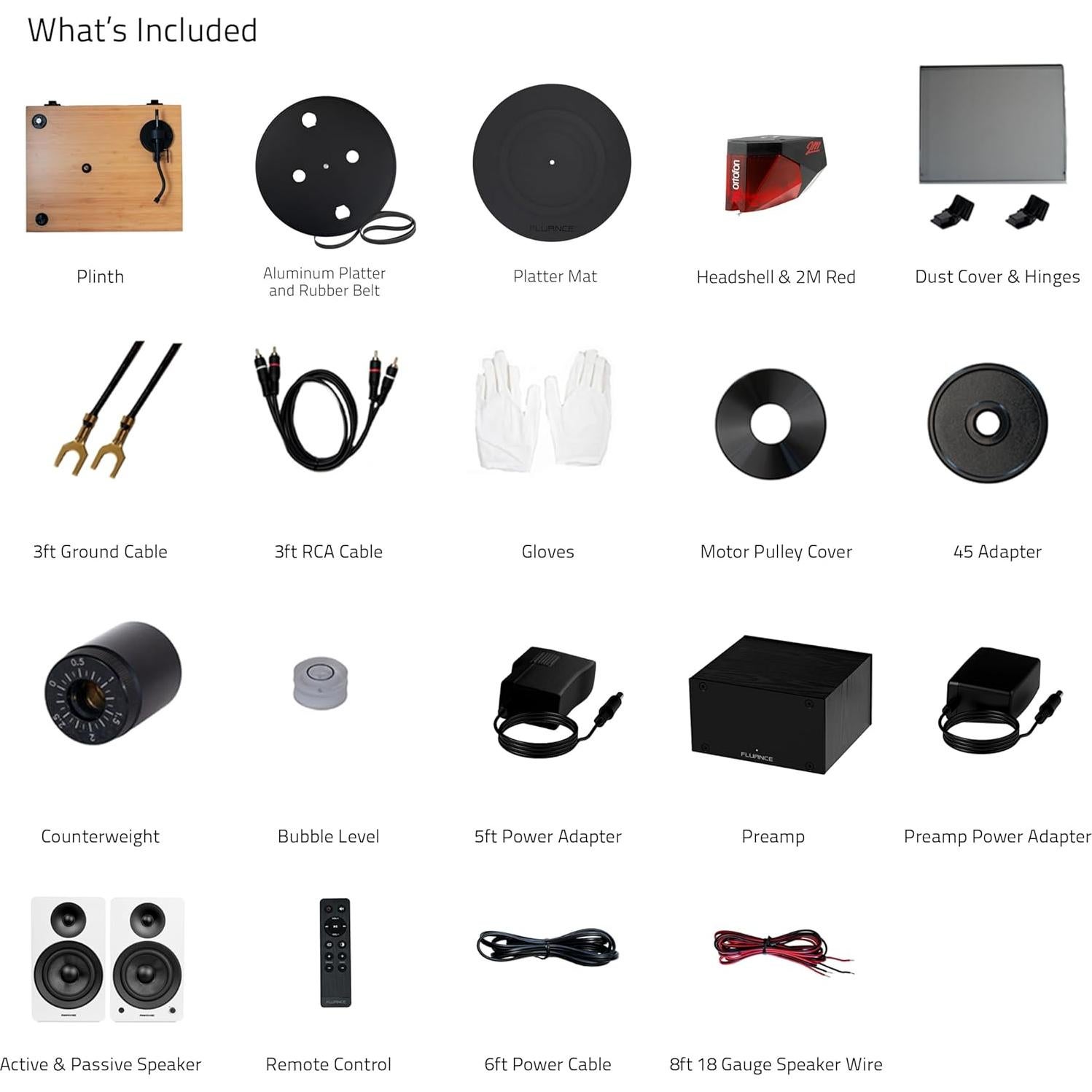 Giradiscos Fluance RT83 + Altavoces Ai61 120W Bluetooth