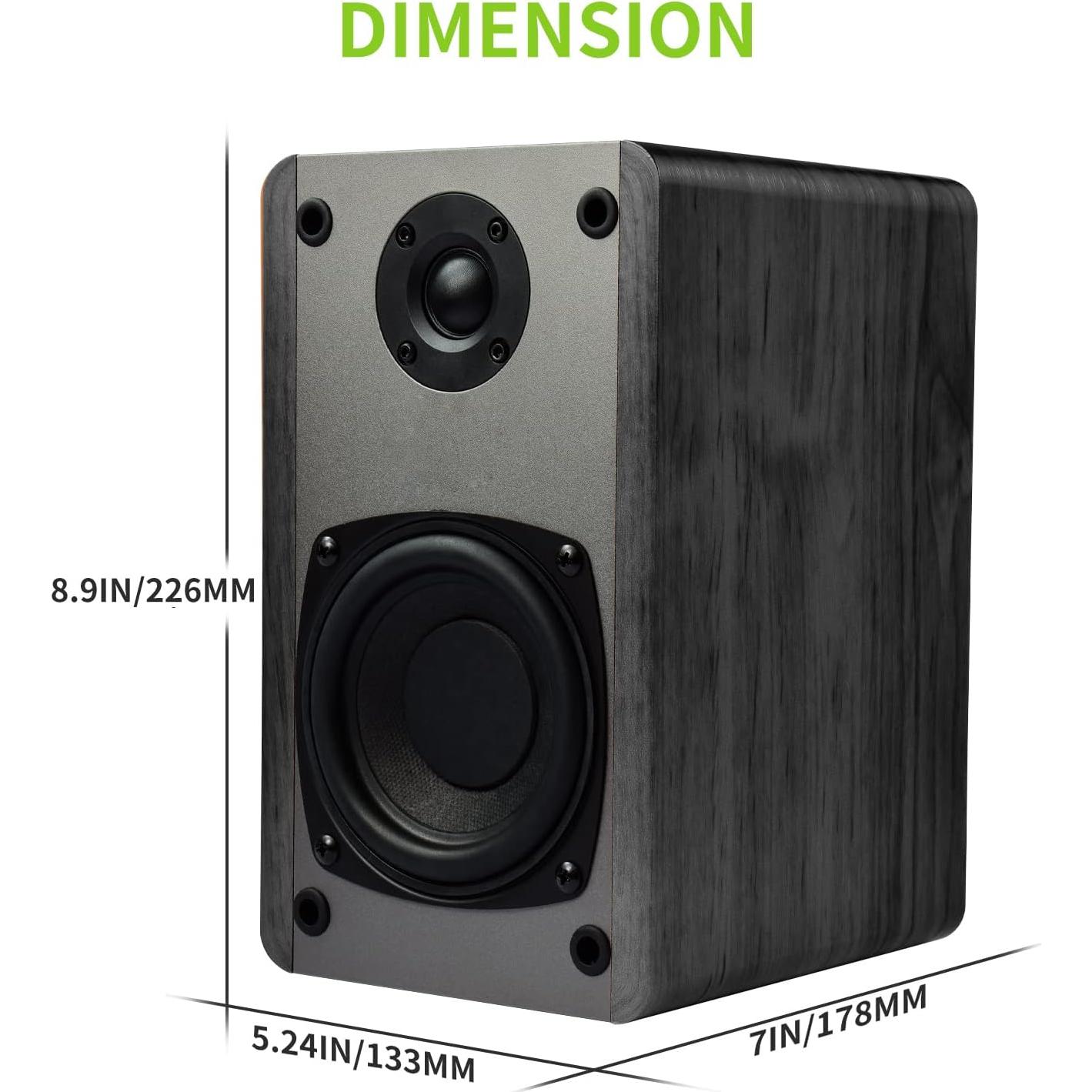 Altavoces Pasivos Singing Wood T25 de Estantería 60W Negro